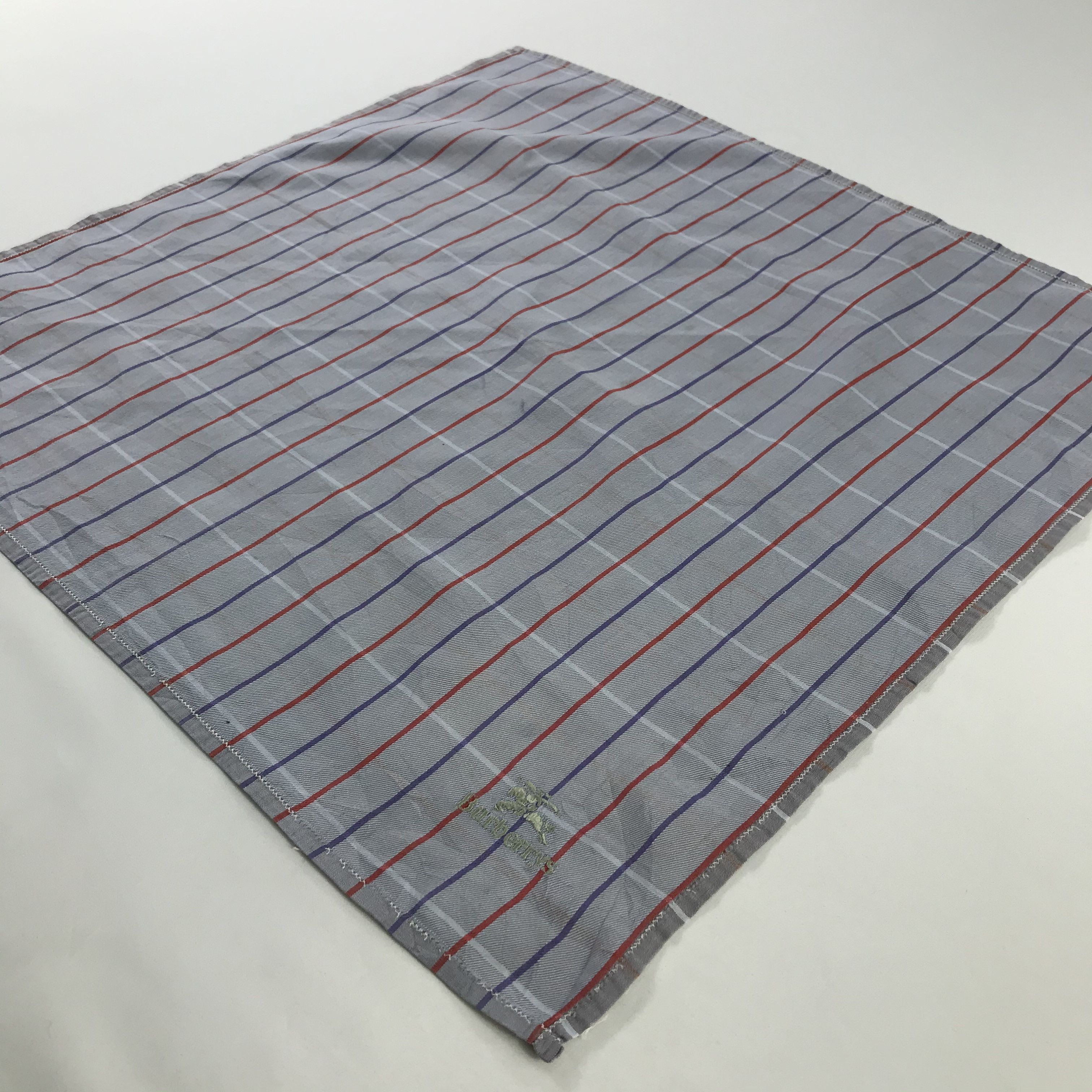 Burberry × Vintage Burberry Bandana / Handkerchief / Neckerchief - S642 Size ONE SIZE - 2 Thumbnail