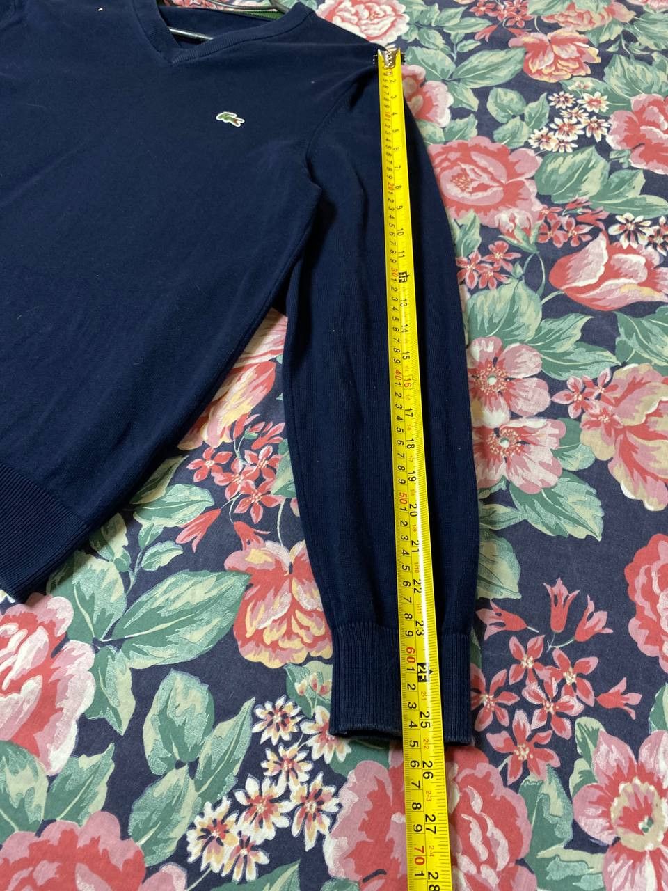 Lacoste × Vintage Vintage Lacoste Navy Knit Sweater Size US M / EU 48-50 / 2 - 7 Thumbnail