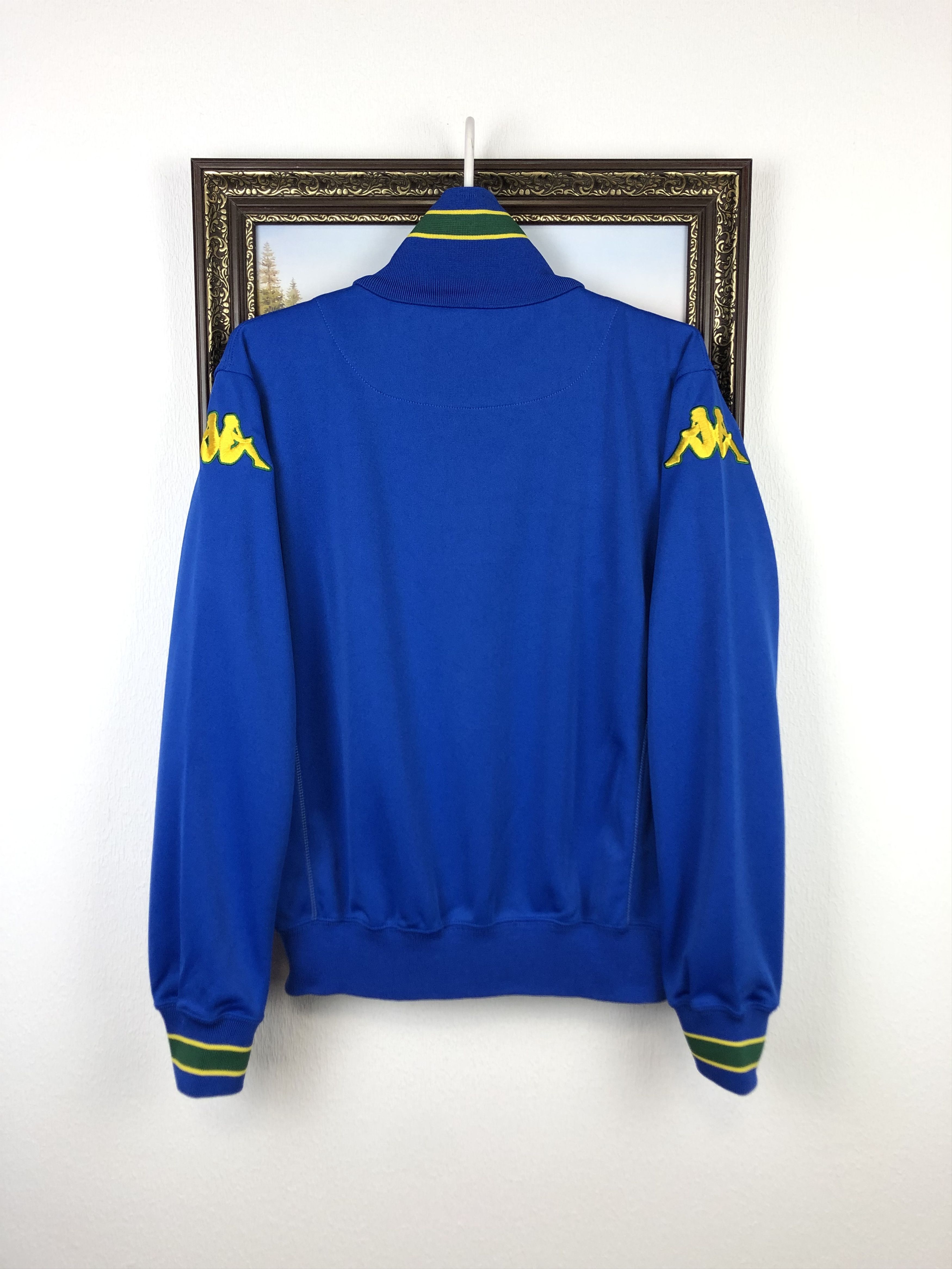 Kappa Kappa Brazil Football Jacket Soccer Track Top Mens New Size US S / EU 44-46 / 1 - 8 Thumbnail