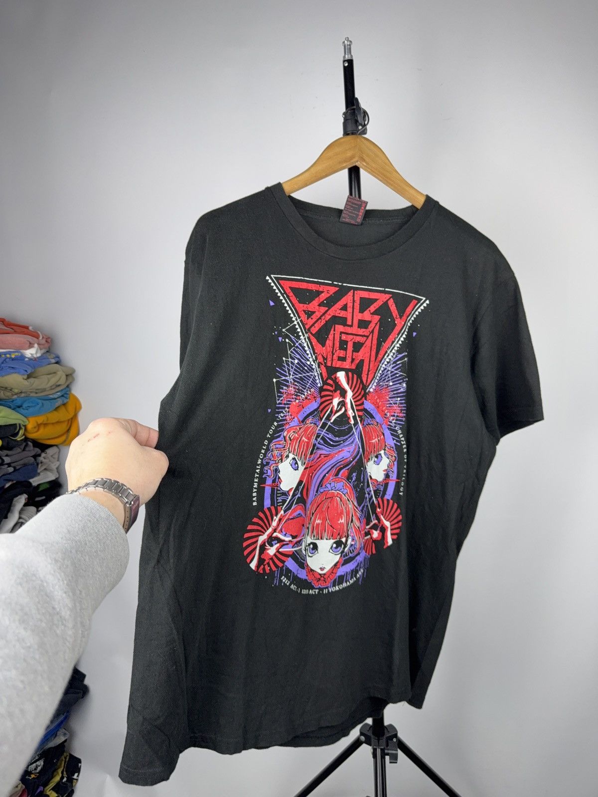 Band Tees Babymetal World Tour 2015 Japan Yokohama T Shirt Size US XL / EU 56 / 4 - 2 Thumbnail