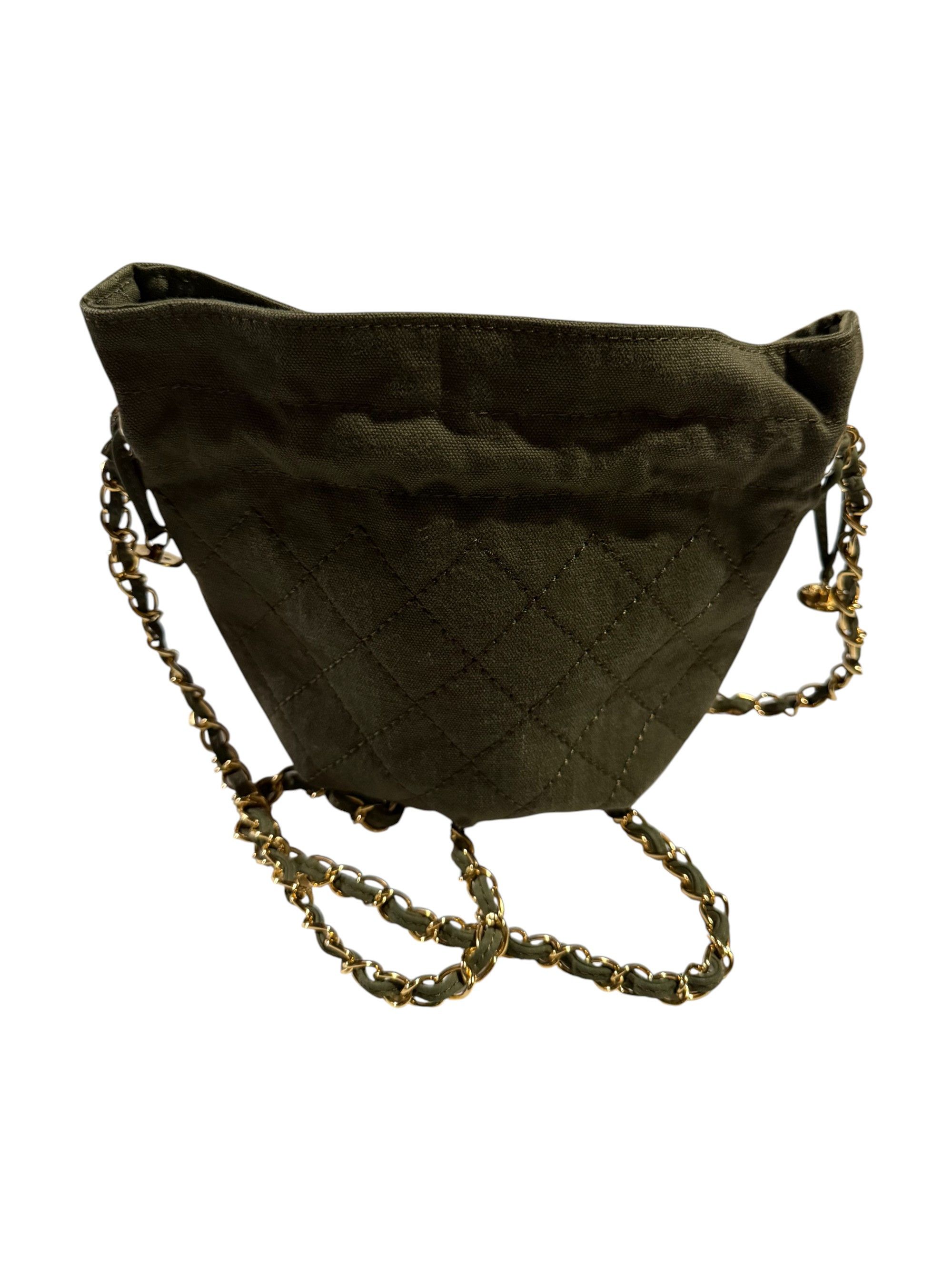 READYMADE READYMADE Quilted Embellished Military Canvas Crossbody Bag Size ONE SIZE - 12 Thumbnail