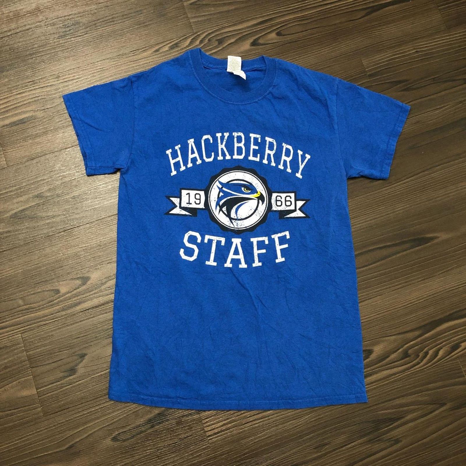 Gildan Blue ‘Hackberry Staff’ Graphic Tee Size US S / EU 44-46 / 1 - 1 Thumbnail
