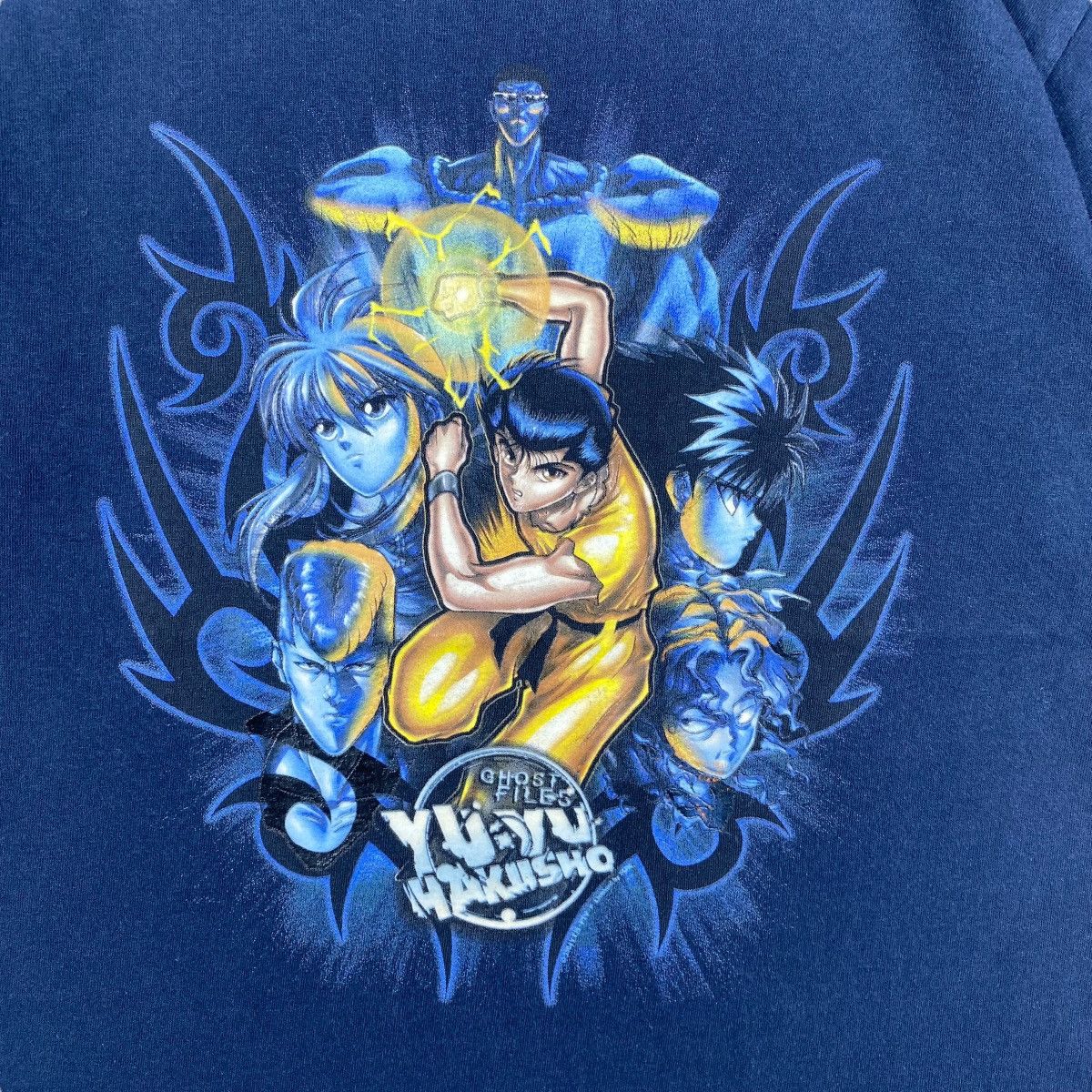 Anime Vintage 00's YU YU HAKUSHO Ghost Files Anime Tee Shirt Youth Size US M / EU 48-50 / 2 - 2 Thumbnail