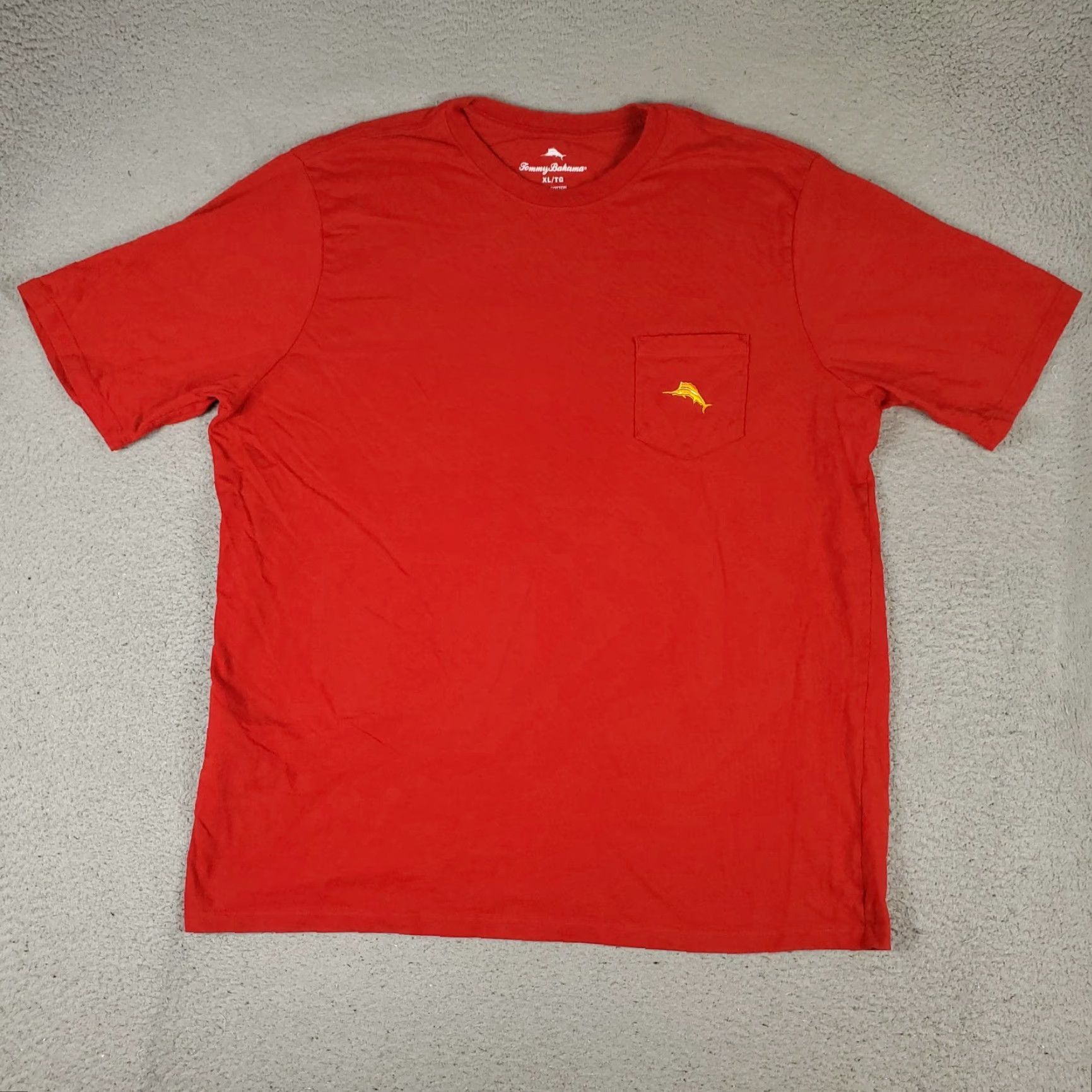 Tommy Bahama Tommy Bahama T-Shirt Mens XL Red Mai Tai Graphic Short Sleeve Adult Size US XL / EU 56 / 4 - 2 Thumbnail