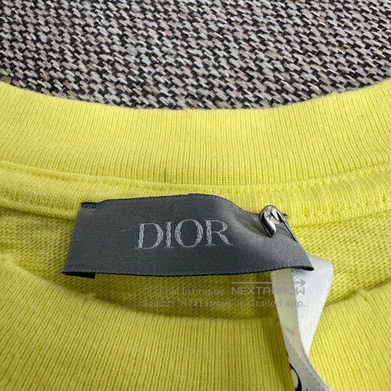 Dior Dior SS25 logo letter embroidery round-neck short-sleeved Size US S / EU 44-46 / 1 - 3 Thumbnail