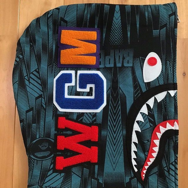 Bape BAPE SPEED RACER SHARK FULL ZIP HOODIE a bathing ape Size US L / EU 52-54 / 3 - 4 Thumbnail
