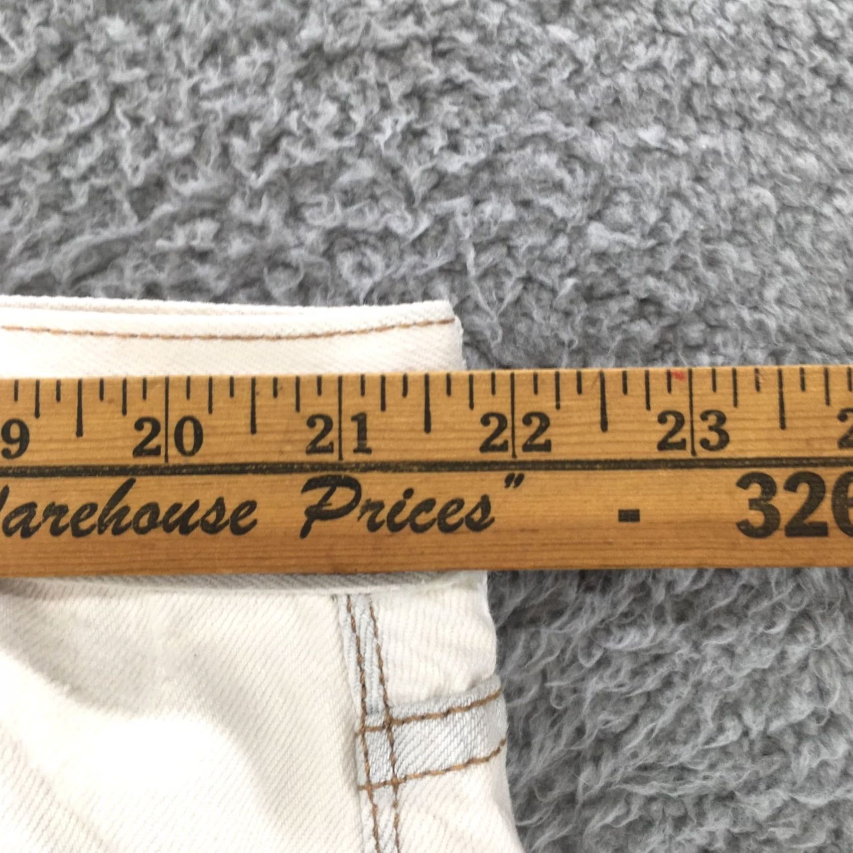 Old Navy Old Navy Jeans Womens 20 Regular White Denim Bootcut Mid Rise Zip Rise Casual Jeans Size 42" / US 20 - 5 Thumbnail