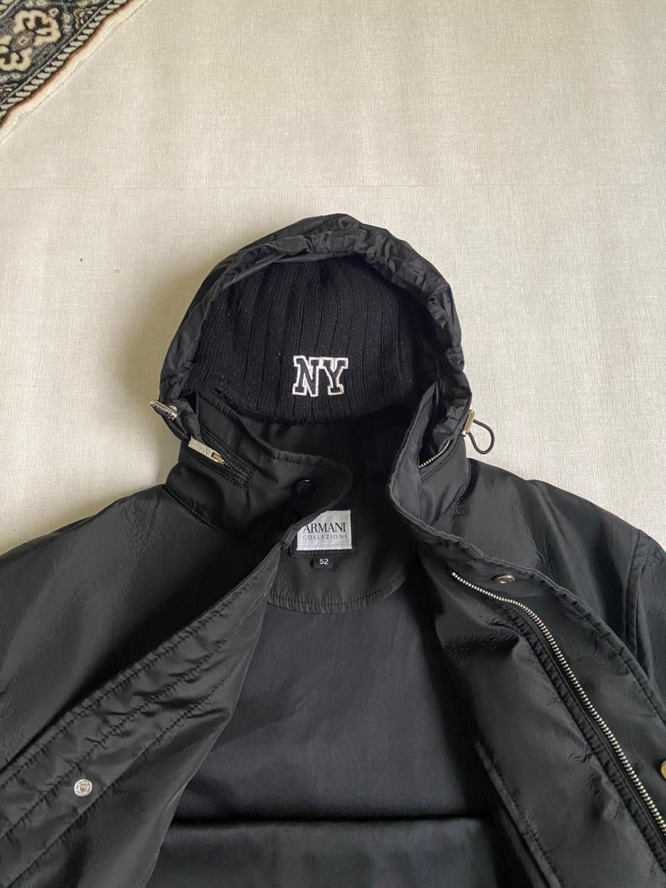 Armani Armani Collezioni Water Hooded Windbreaker Size US L / EU 52-54 / 3 - 9 Thumbnail