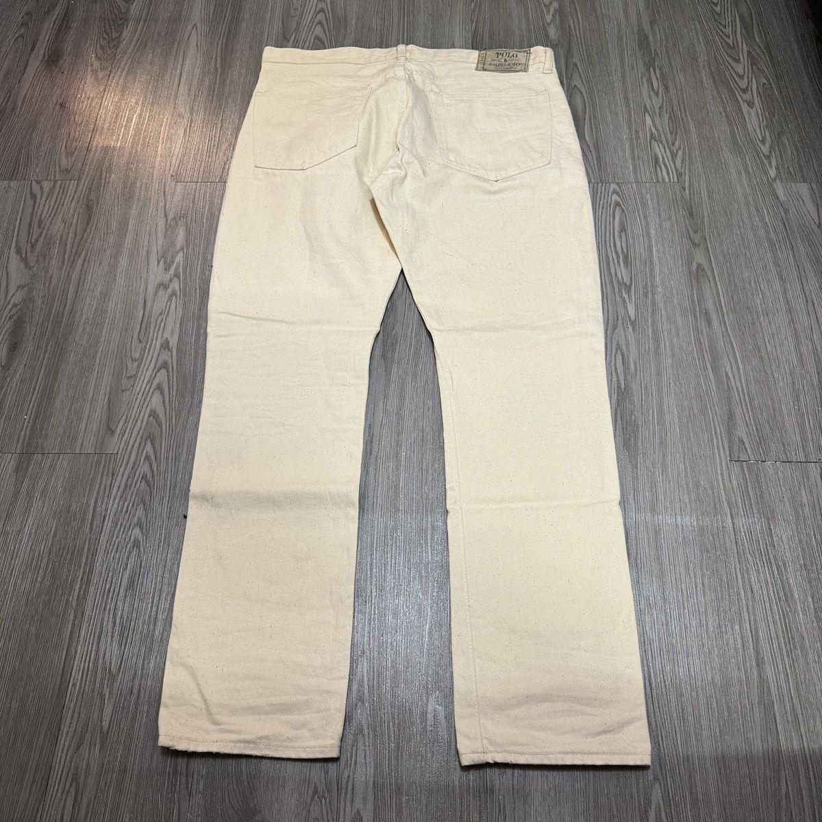 Polo Ralph Lauren Polo Ralph Lauren White Denim Long Pants Size US 36 / EU 52 - 5 Thumbnail