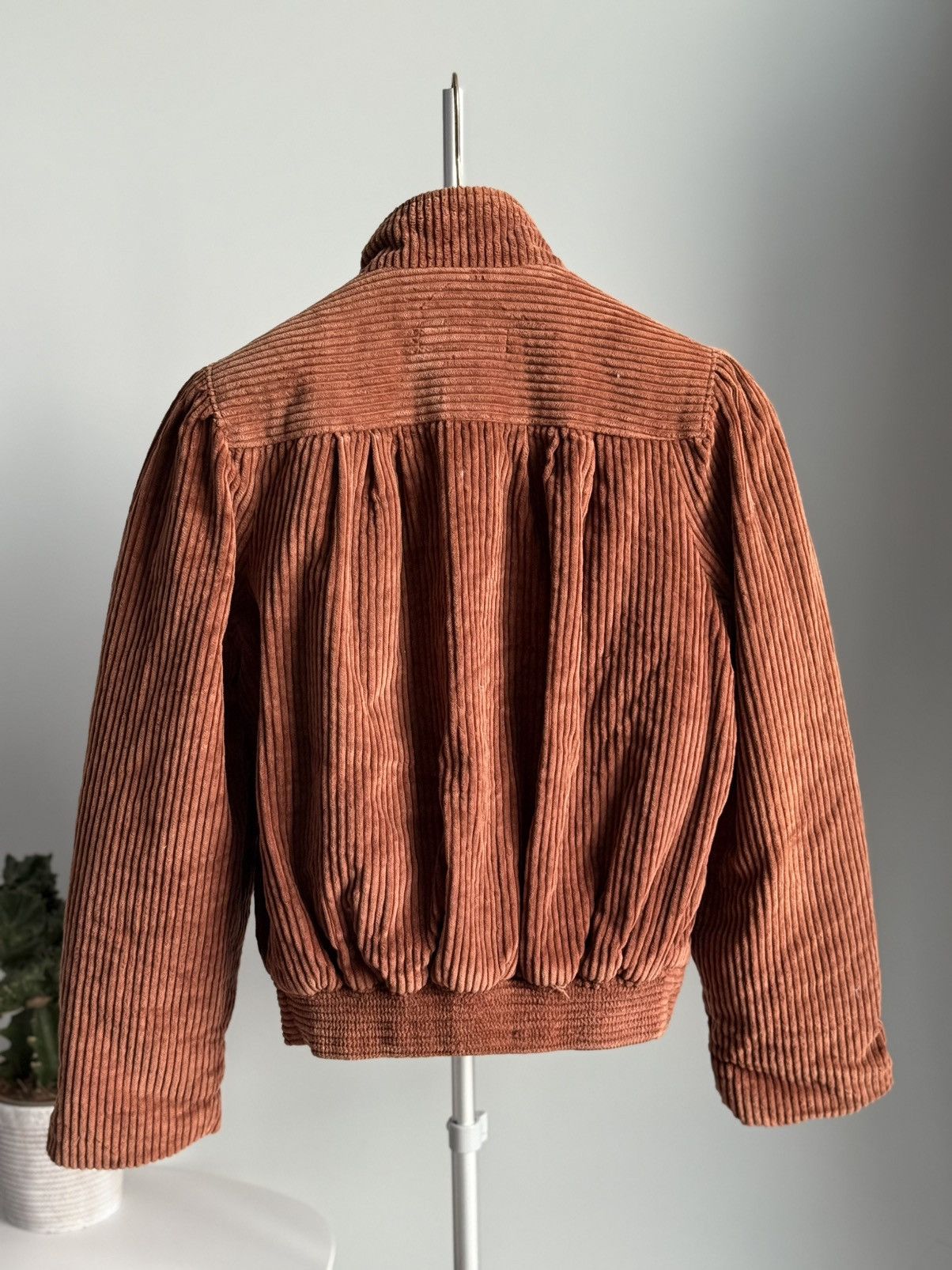 Issey Miyake ARCHIVAL 80s Issey Miyake Corduroy Jacket Japan Brown Wmns Size S / US 4 / IT 40 - 5 Thumbnail