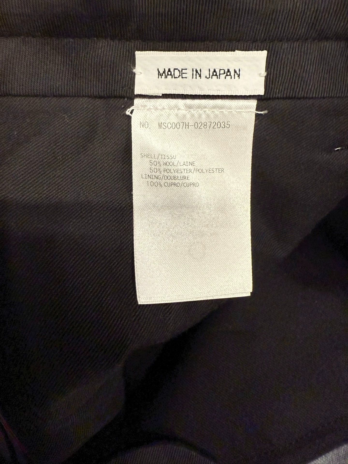 Thom Browne Thom Browne Classic High-Waist Wool Pants Mid Gray Size 0 Size US 28 / EU 44 - 4 Thumbnail