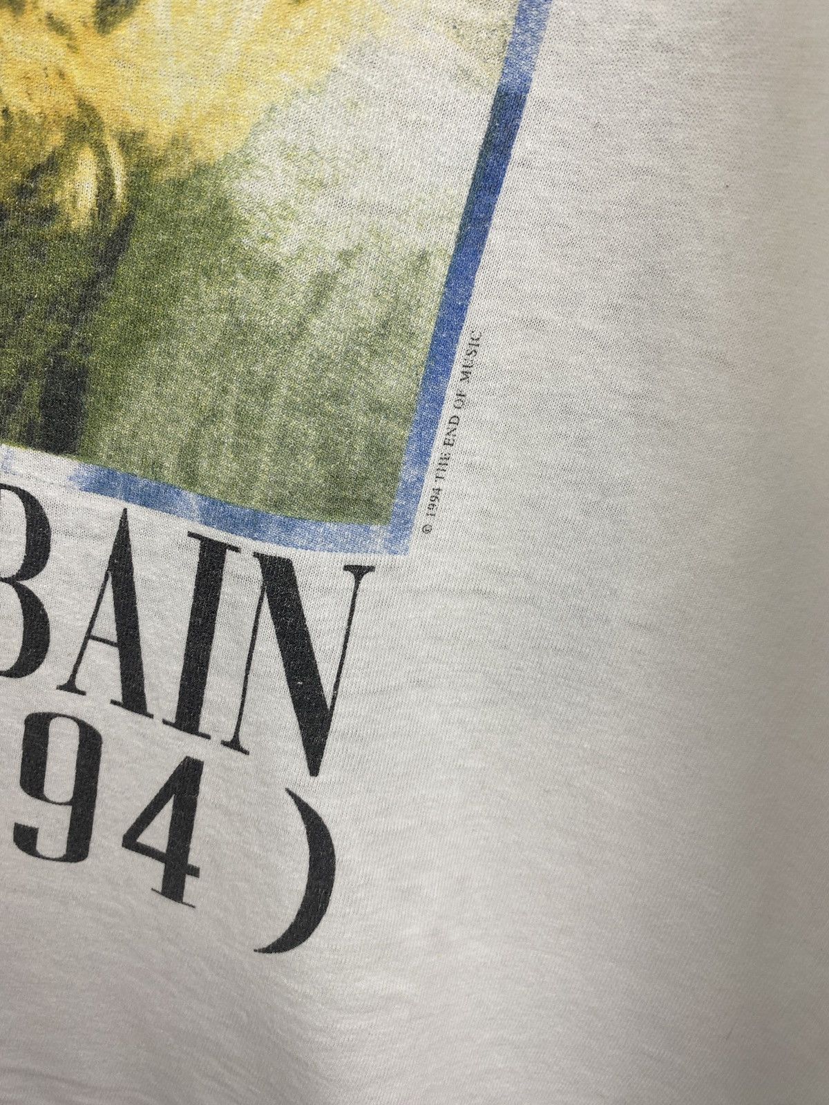 Nirvana Vintage 1994 Kurt Cobain Nirvana Memorial T-Shirt Rare Retro Size US XL / EU 56 / 4 - 5 Thumbnail