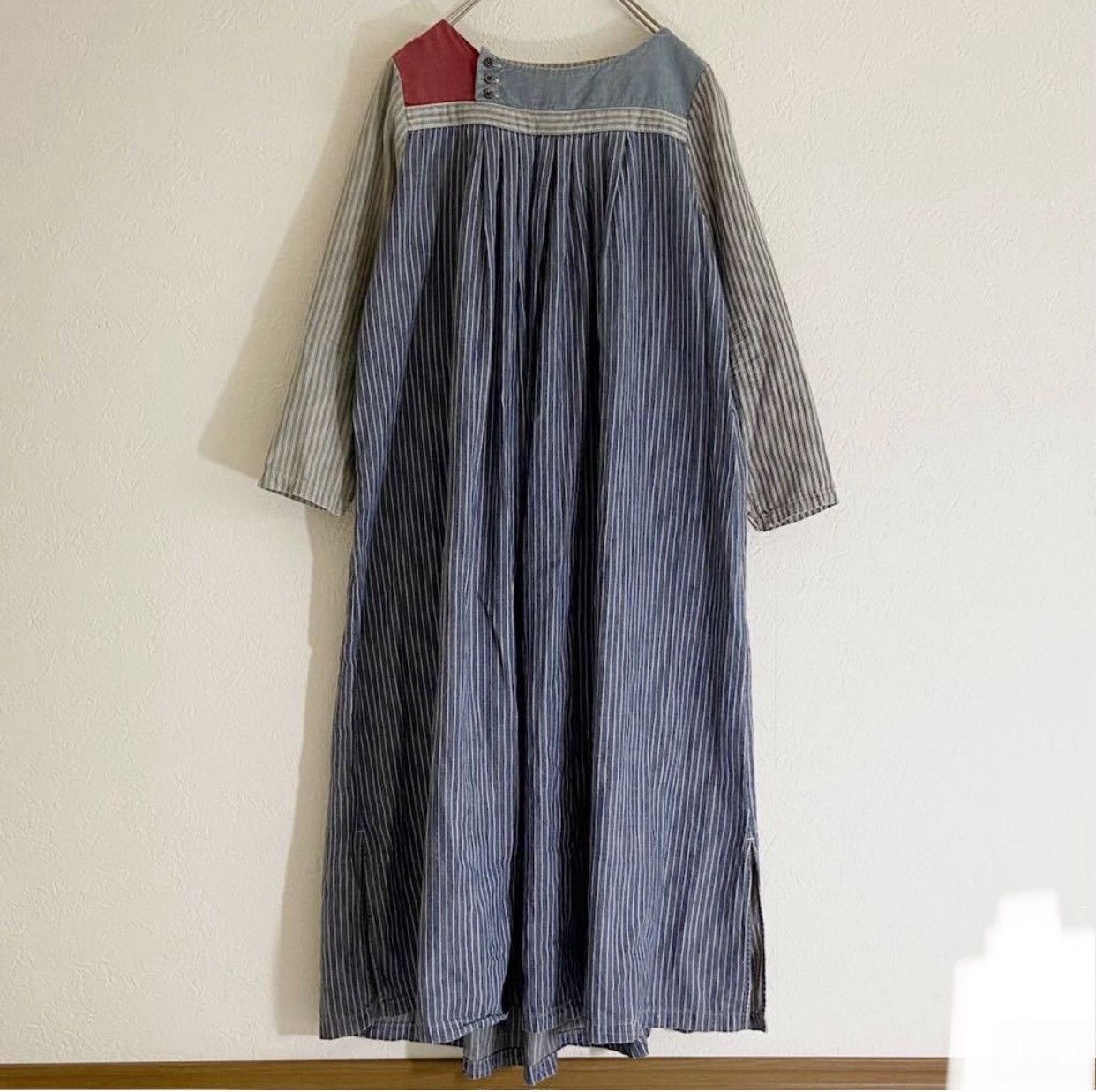 Kapital KAPITAL Denim Dress Multi stripe patchwork Size S / US 4 / IT 40 - 1 Thumbnail
