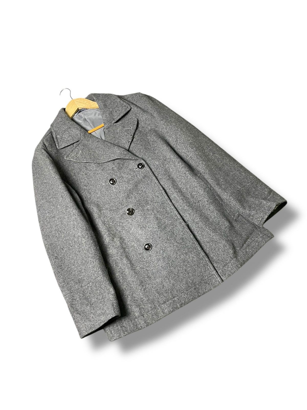 Japanese Brand × Lanvin × Vintage Lanvin en Bleu Double Breasted Wool Coat (68) Size US XS / EU 42 / 0 - 5 Thumbnail