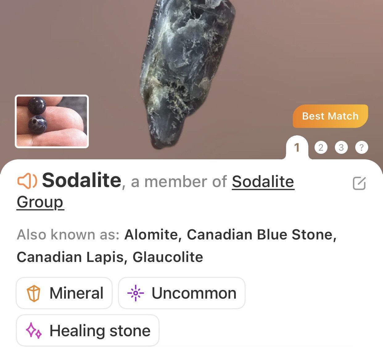 Handmade Handcrafted genuine stone sodalite dragon vein earrings Size ONE SIZE - 5 Thumbnail