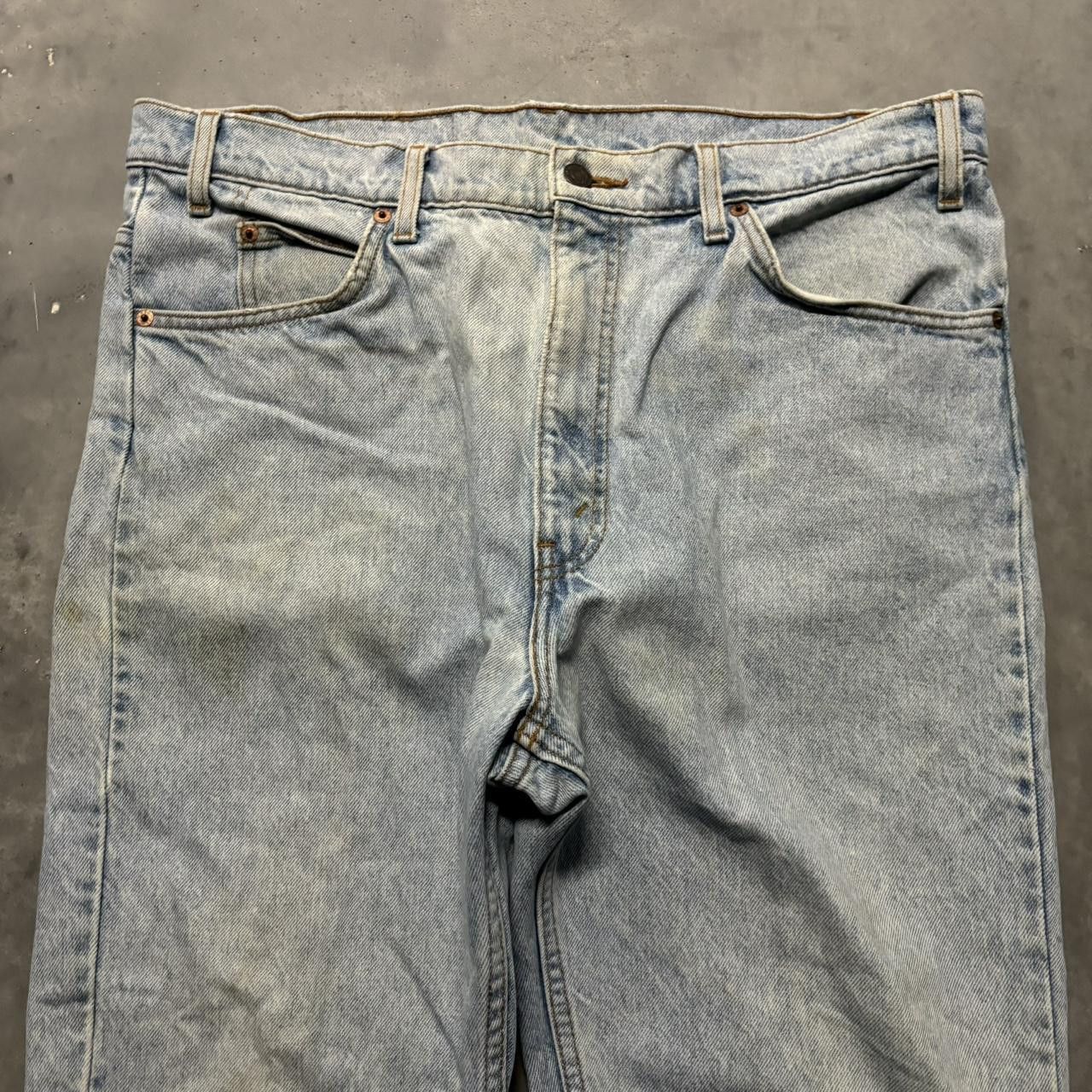 Levi's × Vintage Crazy Vintage 90s Light Wash Levi’s Orange Tab Denim Jeans! Size US 36 / EU 52 - 5 Thumbnail