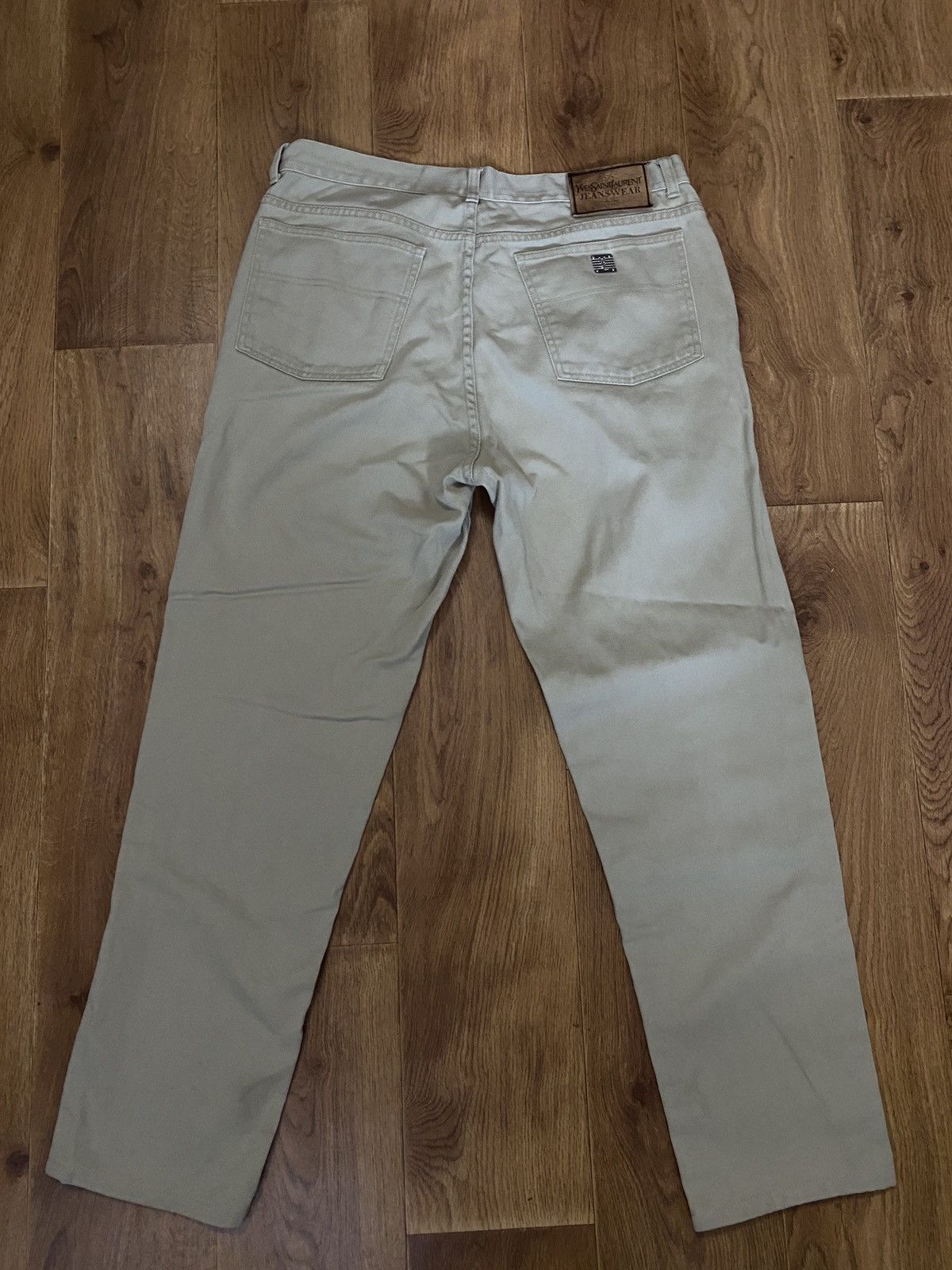 Vintage × Yves Saint Laurent Vintage Denim Pants Yves Saint Laurent YSL Jeans Wear Size US 34 / EU 50 - 1 Thumbnail
