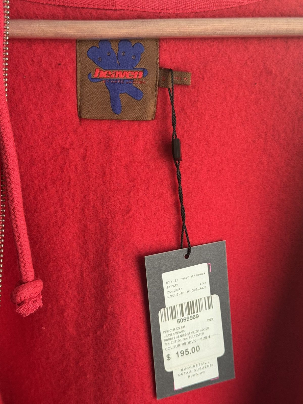 Heaven by Marc Jacobs DOUBLE HEADED DEVIL ZIP HOODIE F/W 2022 SMALL Size US S / EU 44-46 / 1 - 5 Thumbnail