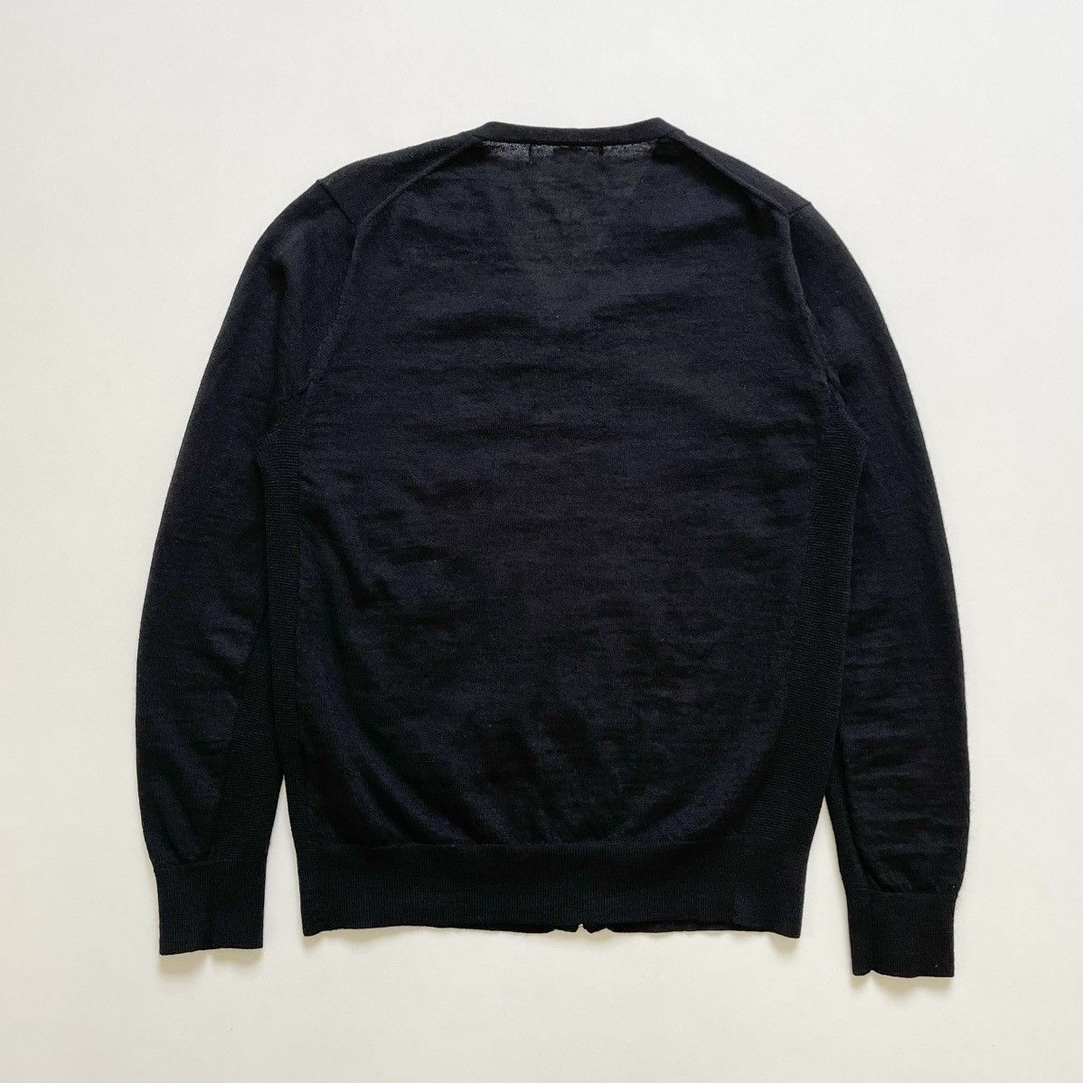 Comme des Garcons Black Wool Zip Front Cardigan Size US M / EU 48-50 / 2 - 17 Thumbnail