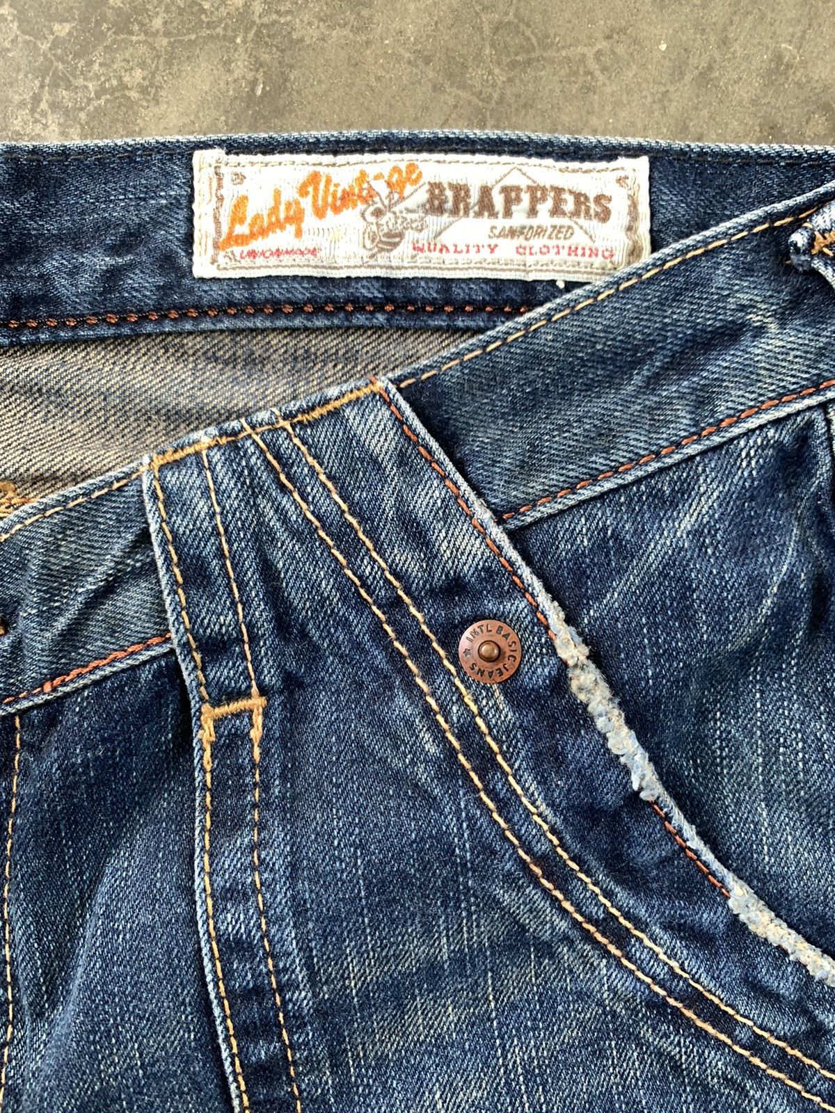 Tornado Mart Super Flare Jeans Mud Rusty Japan Brappers Bush Pant Jeans Size 31" - 6 Thumbnail