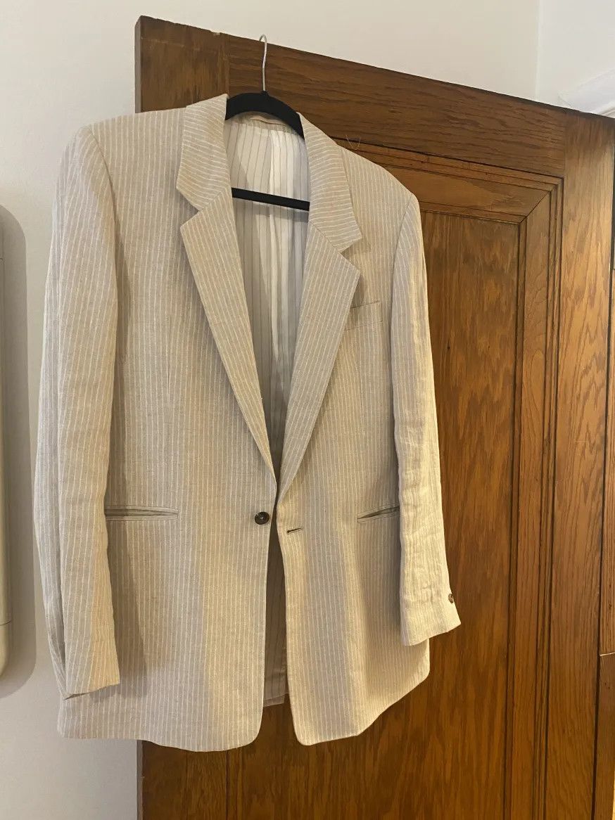 E. Tautz SS18 stripe blazer Size 38R - 2 Thumbnail