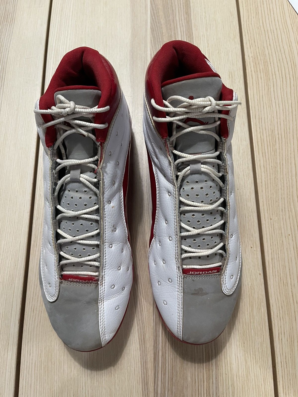 Jordan Brand MLB Nike Nike Air Jordan 13 XIII MCS Cherry Red Baseball Cleats Grailed