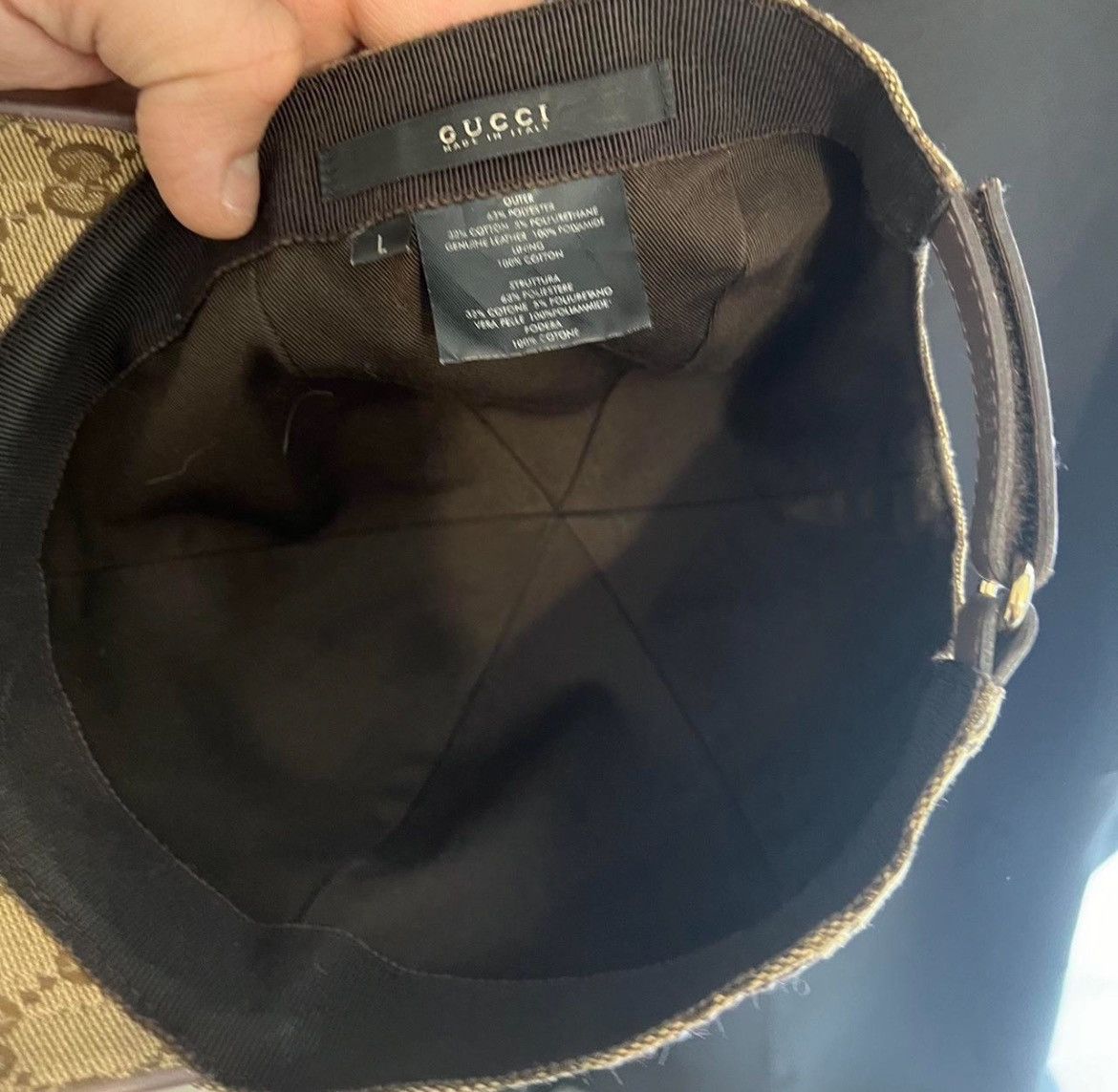 Gucci Limited Edition Gucci Cap Size ONE SIZE - 7 Thumbnail
