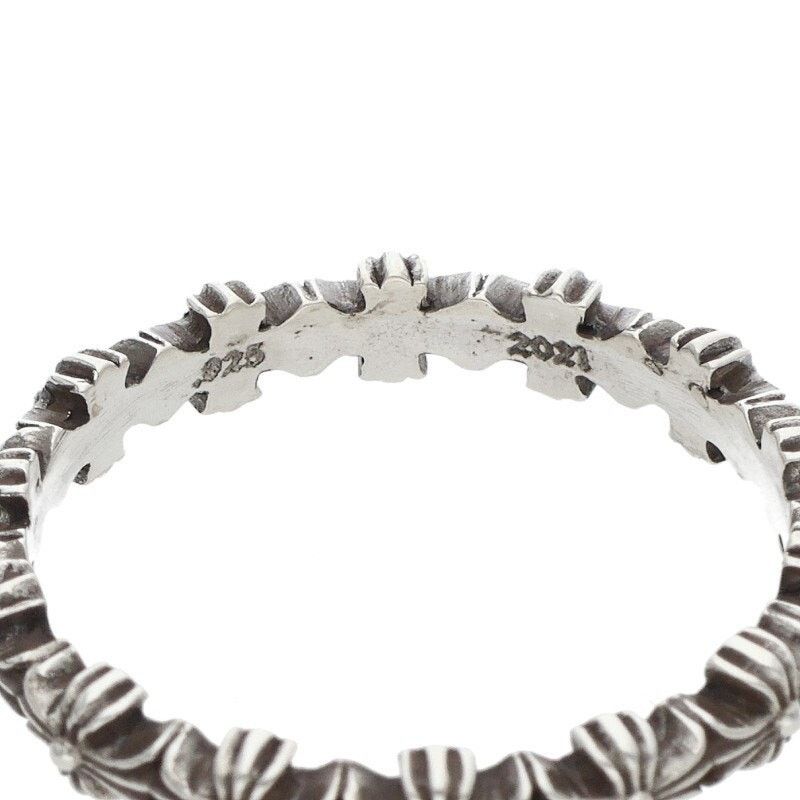 Chrome Hearts Chrome Hearts Tiny ECH Plus Band Silver Ring Size ONE SIZE - 4 Thumbnail