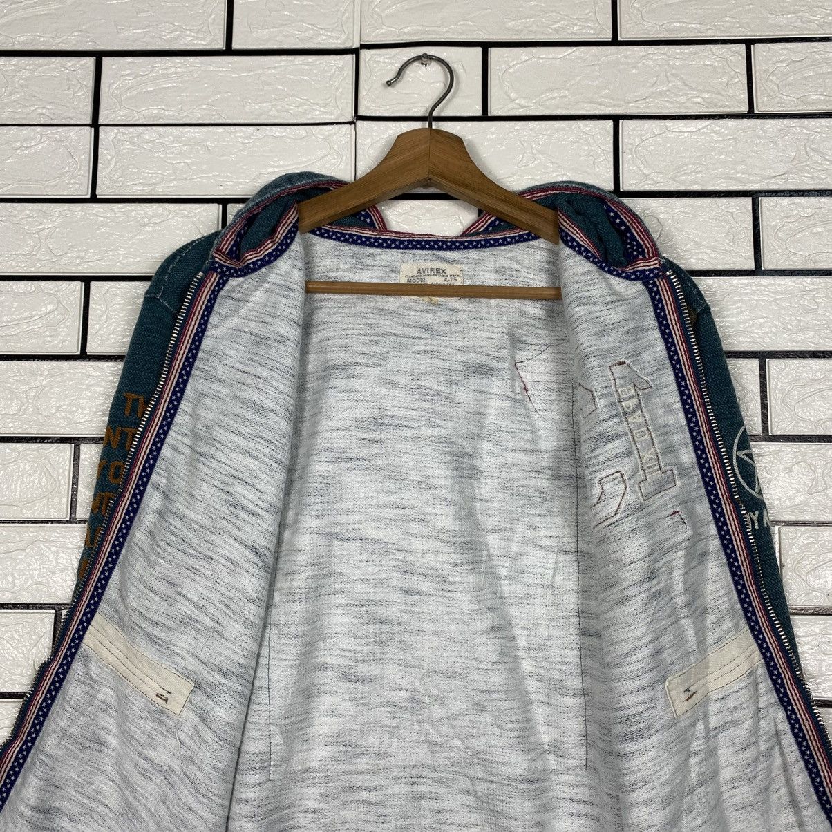 Avirex 📌Vintage Bomber Zipper Hoodie Jacket Avirex Over Print Size US L / EU 52-54 / 3 - 15 Thumbnail