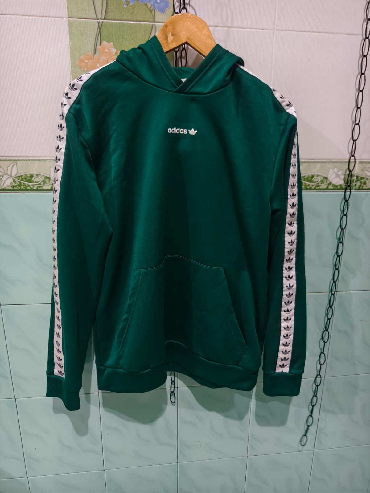 Adidas Hoodie adidas green tapped eb5210 Size US XL / EU 56 / 4 - 1 Thumbnail