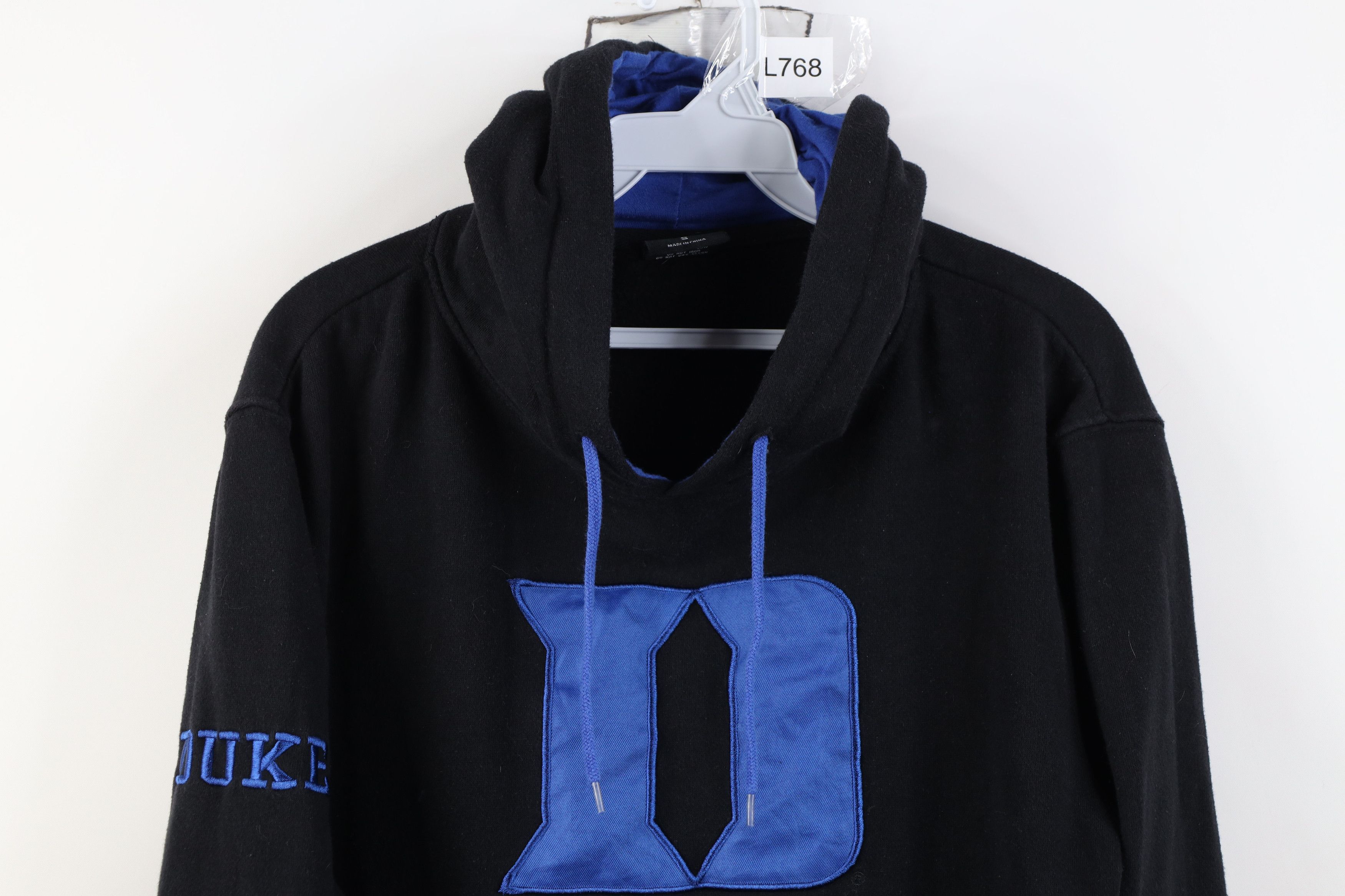 Vintage Vintage Y2K Spell Duke University Hoodie Sweatshirt Black Size US S / EU 44-46 / 1 - 2 Thumbnail