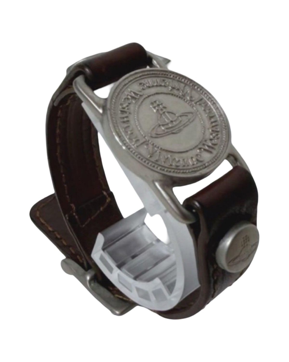 Vivienne Westwood Orb Watch Face Leather Bracelet Size ONE SIZE - 1 Thumbnail