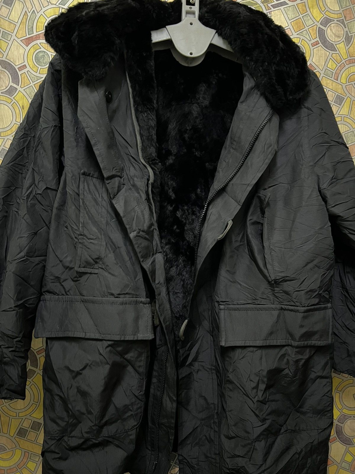 Designer Made in Finland fur-ined leather RABBIT TURKIS TURKU (GJ 31) Size US XXL / EU 58 / 5 - 1 Thumbnail