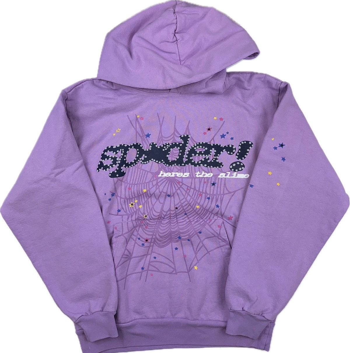 image of Spider Worldwide Sp5Der Açaí Hoodie in Purple, Men's (Size Medium)