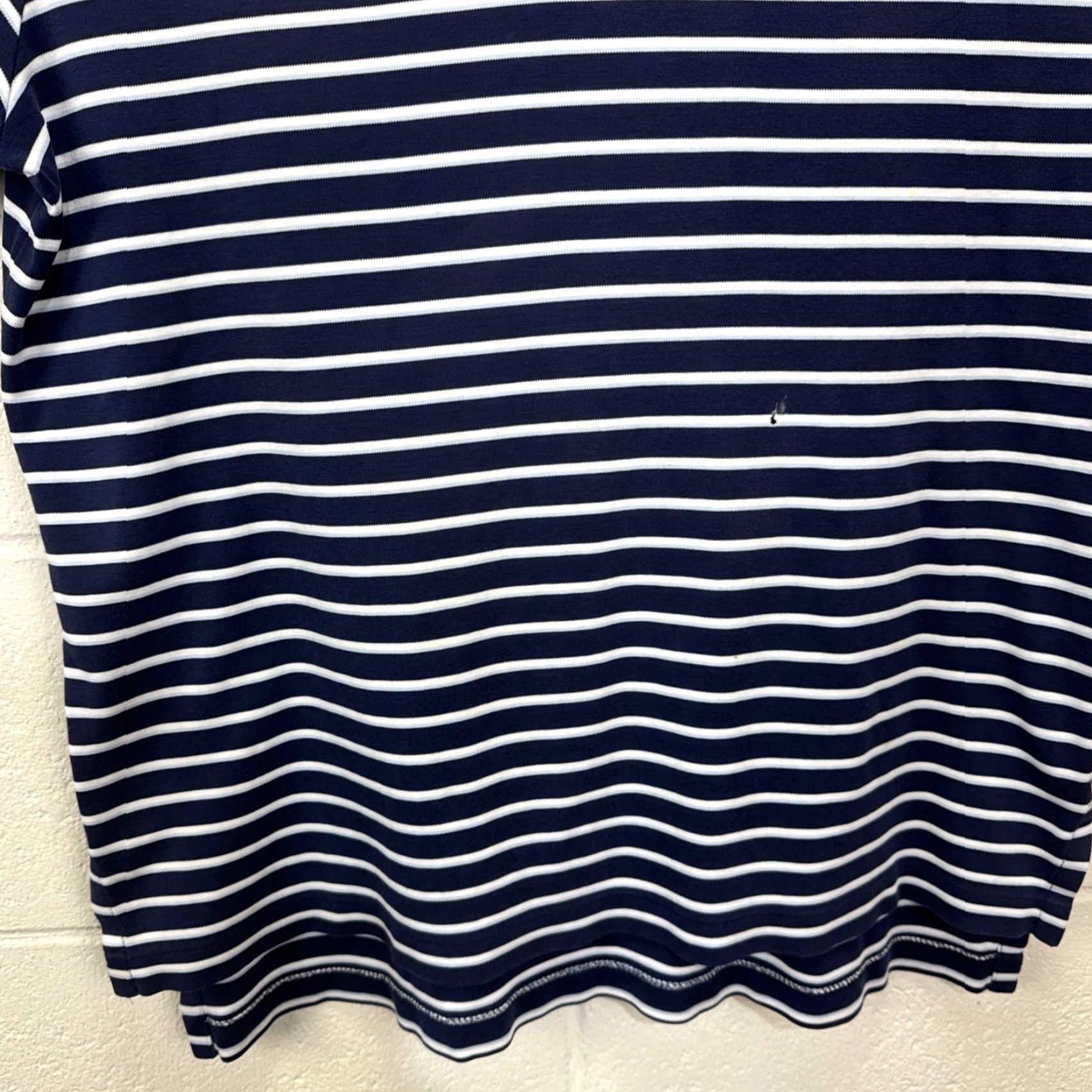 Polo Ralph Lauren VINTAGE Polo Ralph Lauren Men's Polo Shirt Short Sleeve Striped Navy White Slim Fit Casual Size US M / EU 48-50 / 2 - 7 Thumbnail