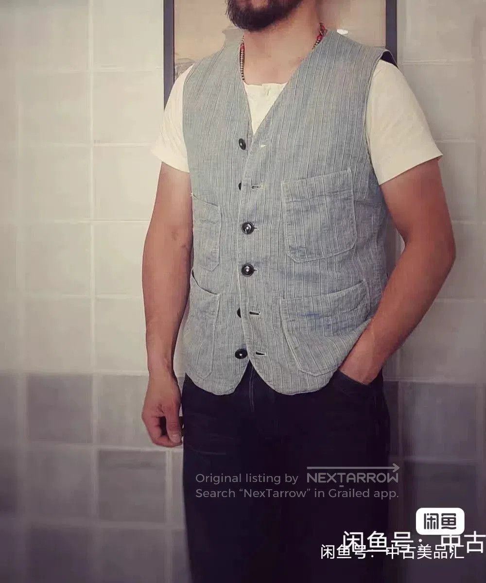 Freewheelers Vintage Freewheelers Striped Vest 2013 Edition. Size US XXL / EU 58 / 5 - 1 Thumbnail
