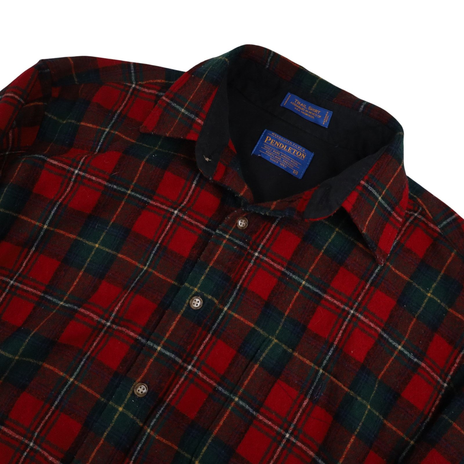Pendleton × Vintage Pendleton %100 Wool Flannel Boyd Tartan Trail Shirt Size US M / EU 48-50 / 2 - 4 Thumbnail