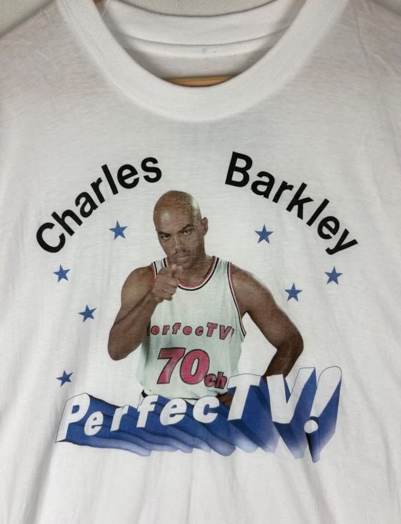 NBA × Vintage Vintage 90s Charles Barkley Perfect TV Channel Photo /NBA Size US L / EU 52-54 / 3 - 3 Thumbnail