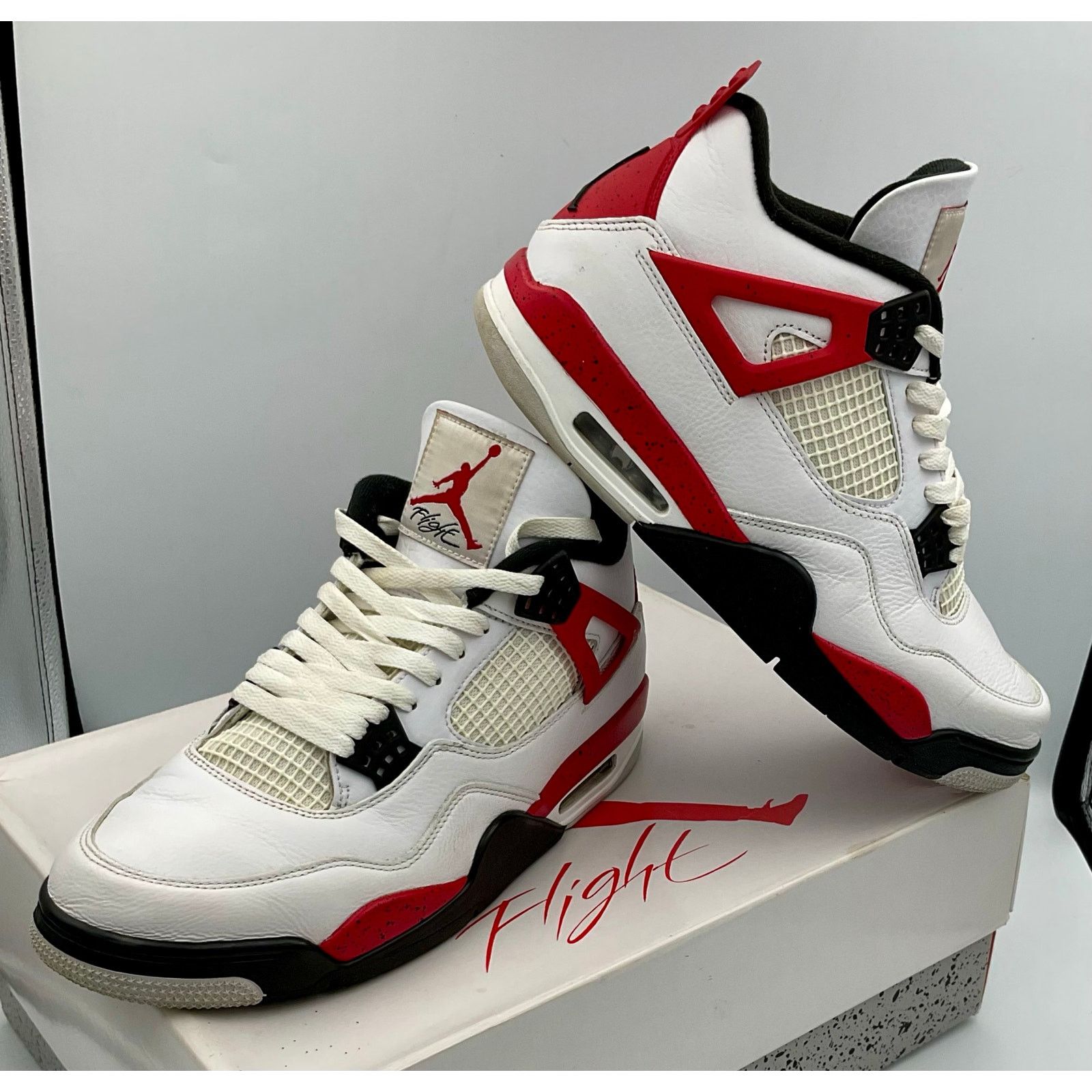 Jordan Brand Jordan 4 Retro Red Cement DH6927-161 Sz 11 Size US 11 / EU 44 - 2 Thumbnail