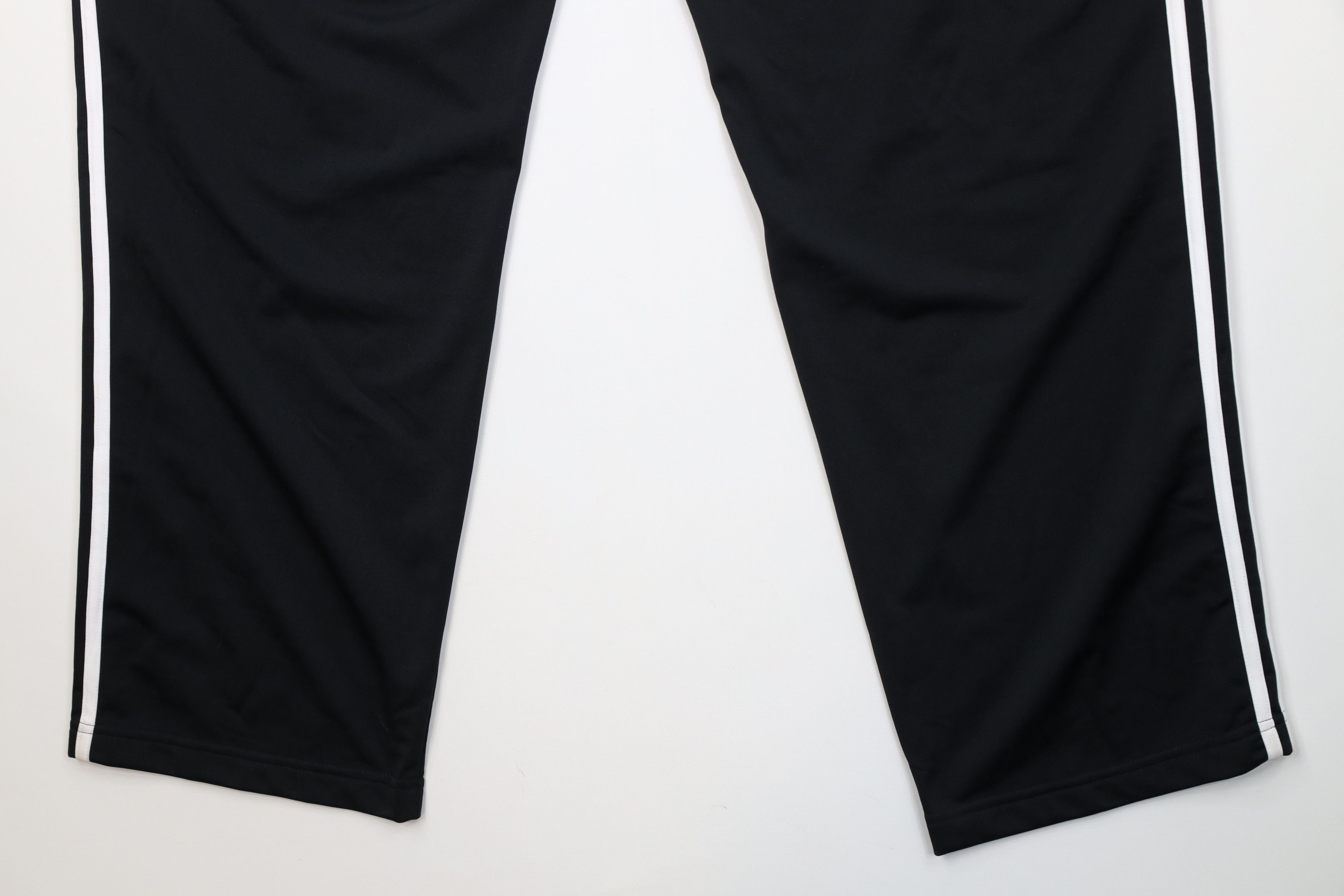 Adidas Vintage Y2K Adidas Striped Wide Leg Sweatpants Pants Black Size US 40 / EU 56 - 12 Thumbnail