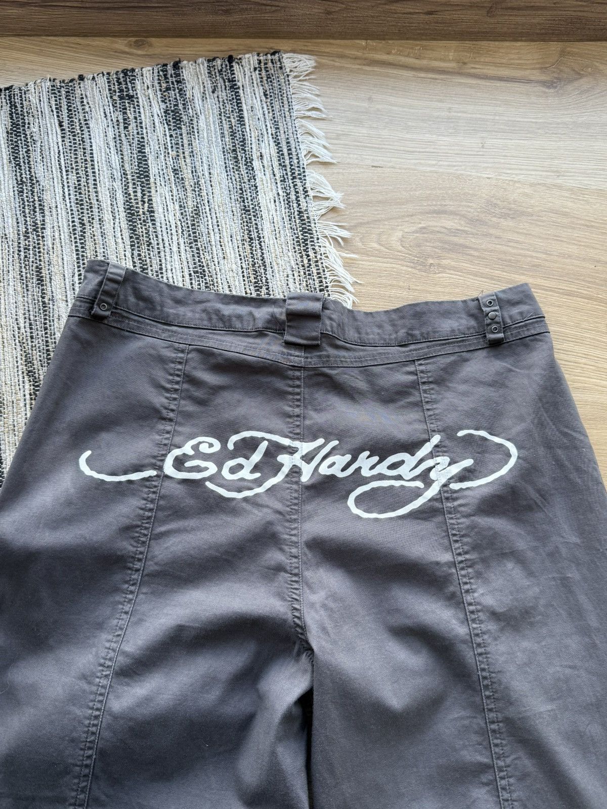 Ed Hardy ED HARDY CARGO PANTS WOOMEN’S DESIGNER STREETWEAR Size M Size 33" - 8 Thumbnail