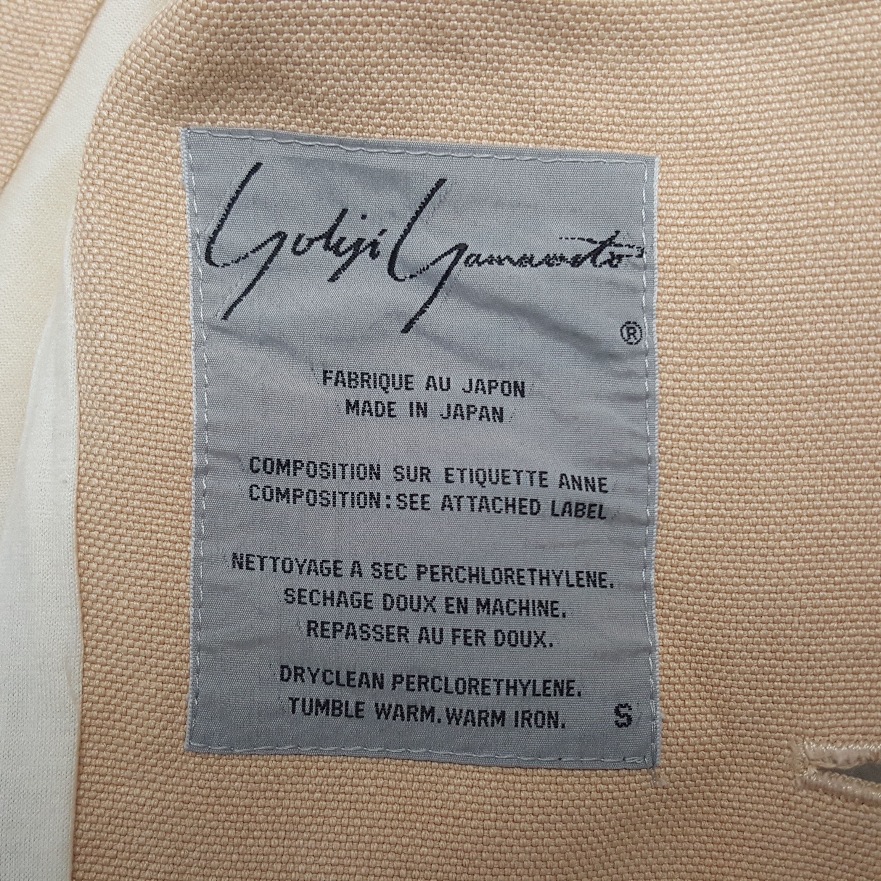 Japanese Brand × Vintage × Yohji Yamamoto Vintage Yohji Yamamoto Japanese 3 Button Coat Jacket Size US XS / EU 42 / 0 - 7 Thumbnail