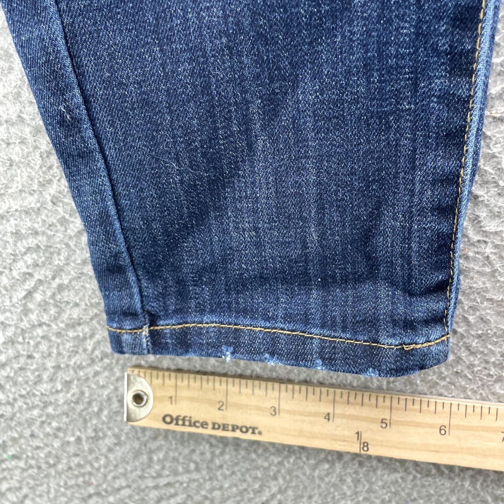 Vintage KanCanJeans Women's 33x30 Whisker Skinny Preppy Y2k Basics Indie Denim Jeans Blue Slim Modern Bohemian 2010s Tumblr School Rocker Academia Womens Men? Size 24" / US 00 / IT 34 - 4 Thumbnail