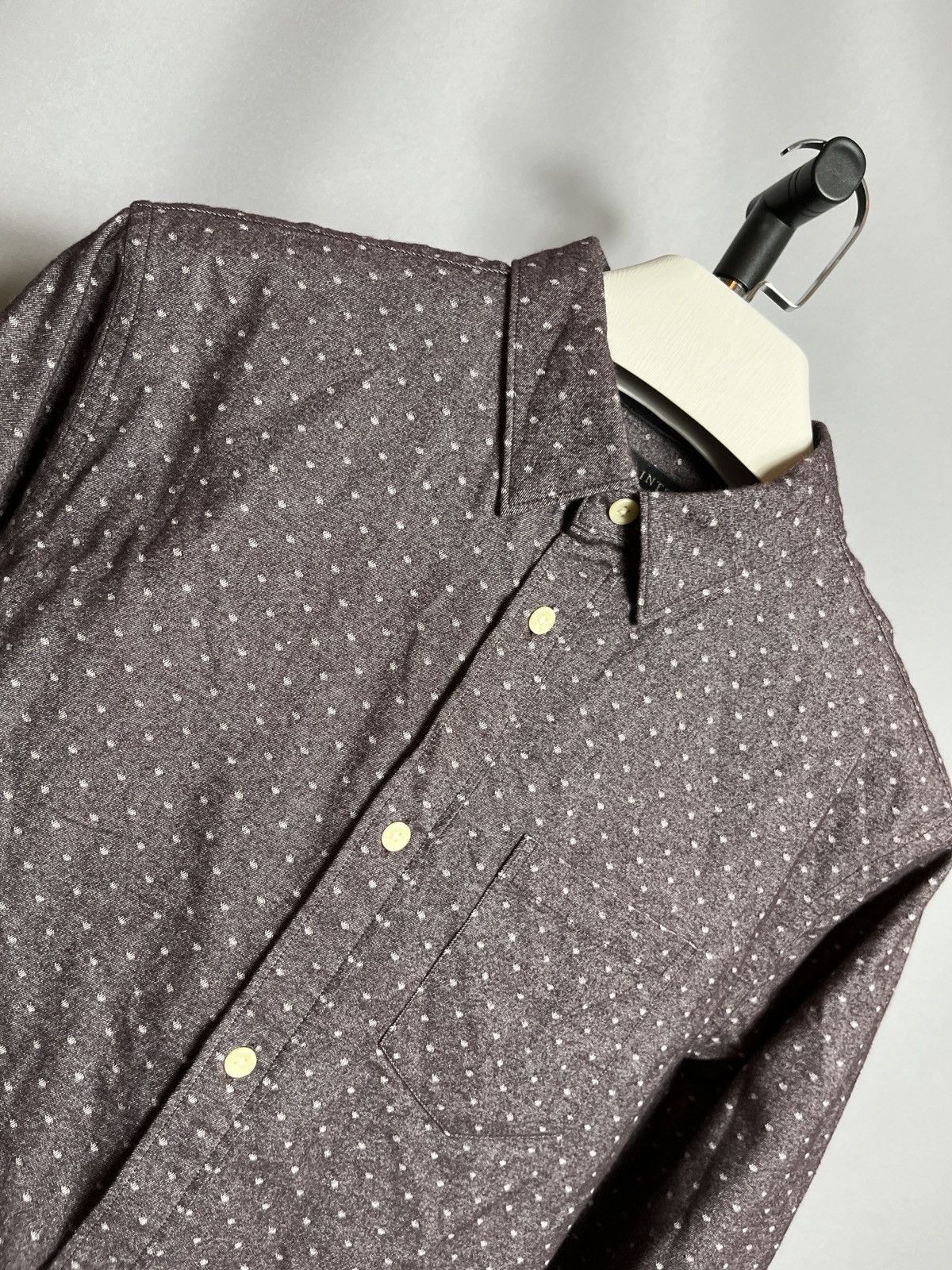 Allsaints × Japanese Brand All Saints cresco LS men brown Soft Cotton long sleeve shirt Size US S / EU 44-46 / 1 - 3 Thumbnail