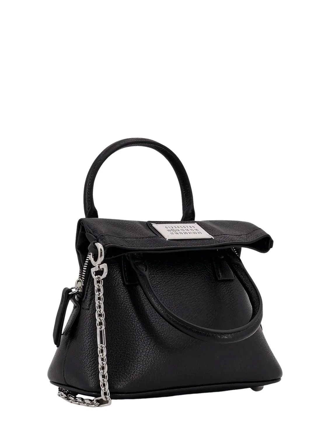 Maison Margiela Margiela 5AC Classique Micro Black Leather Top Handle Size ONE SIZE - 3 Thumbnail