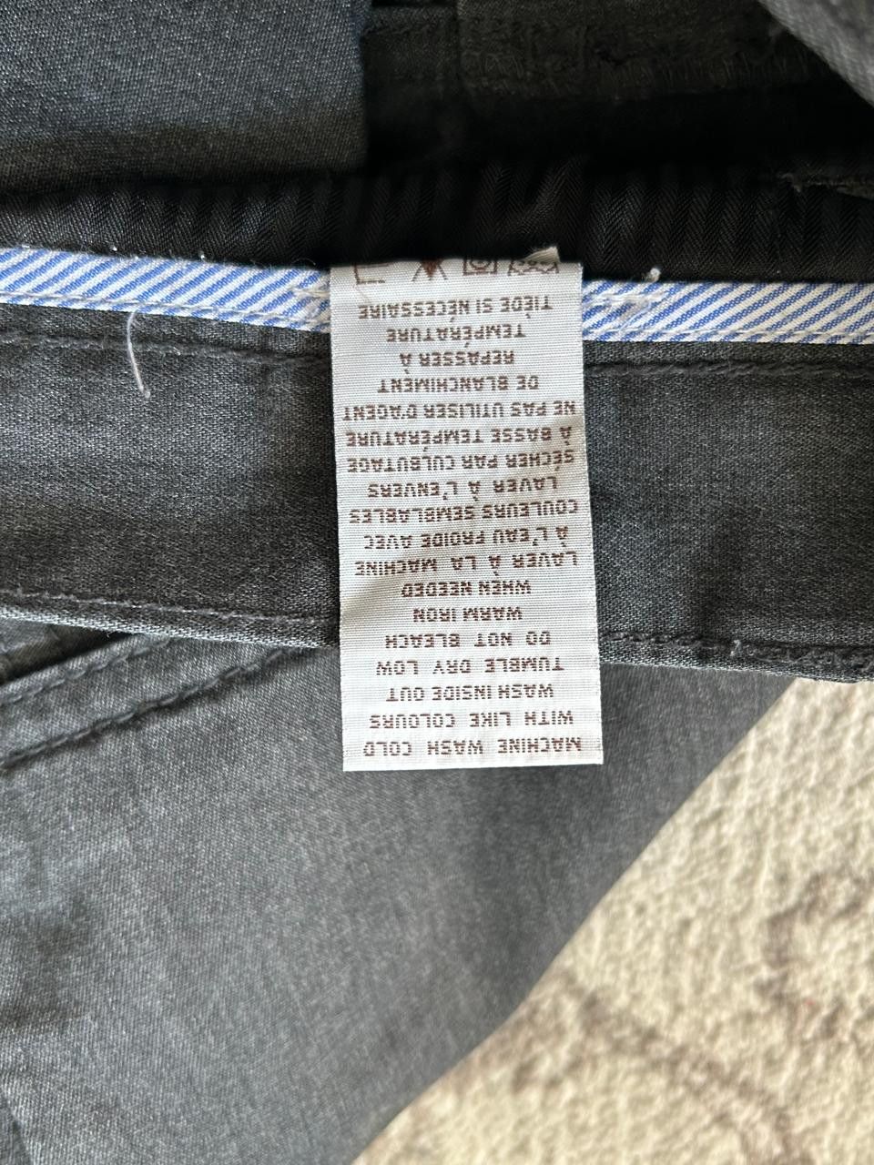 Perry Ellis Perry Ellis Grey Cotton Trousers Size US 34 / EU 50 - 10 Thumbnail