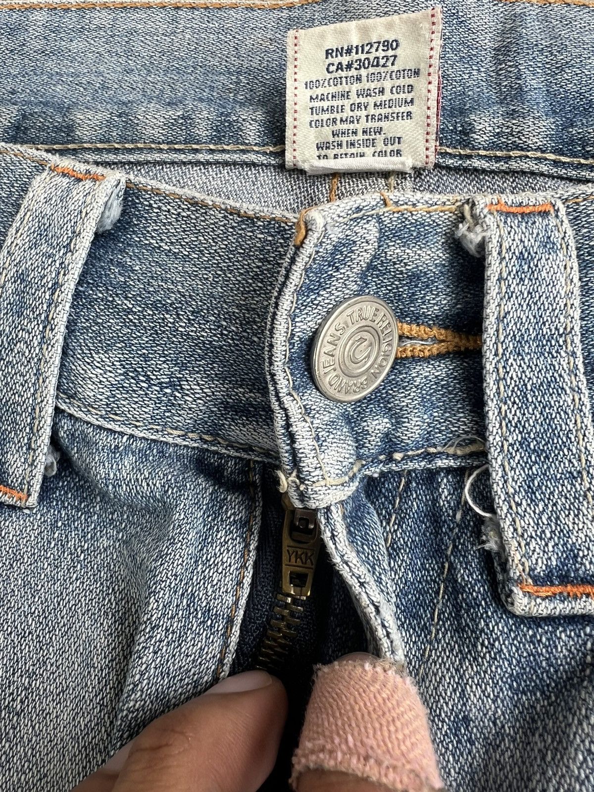 True Religion FLARED* VINTAGE TRUE RELIGION JEANS Size US 34 / EU 50 - 8 Thumbnail