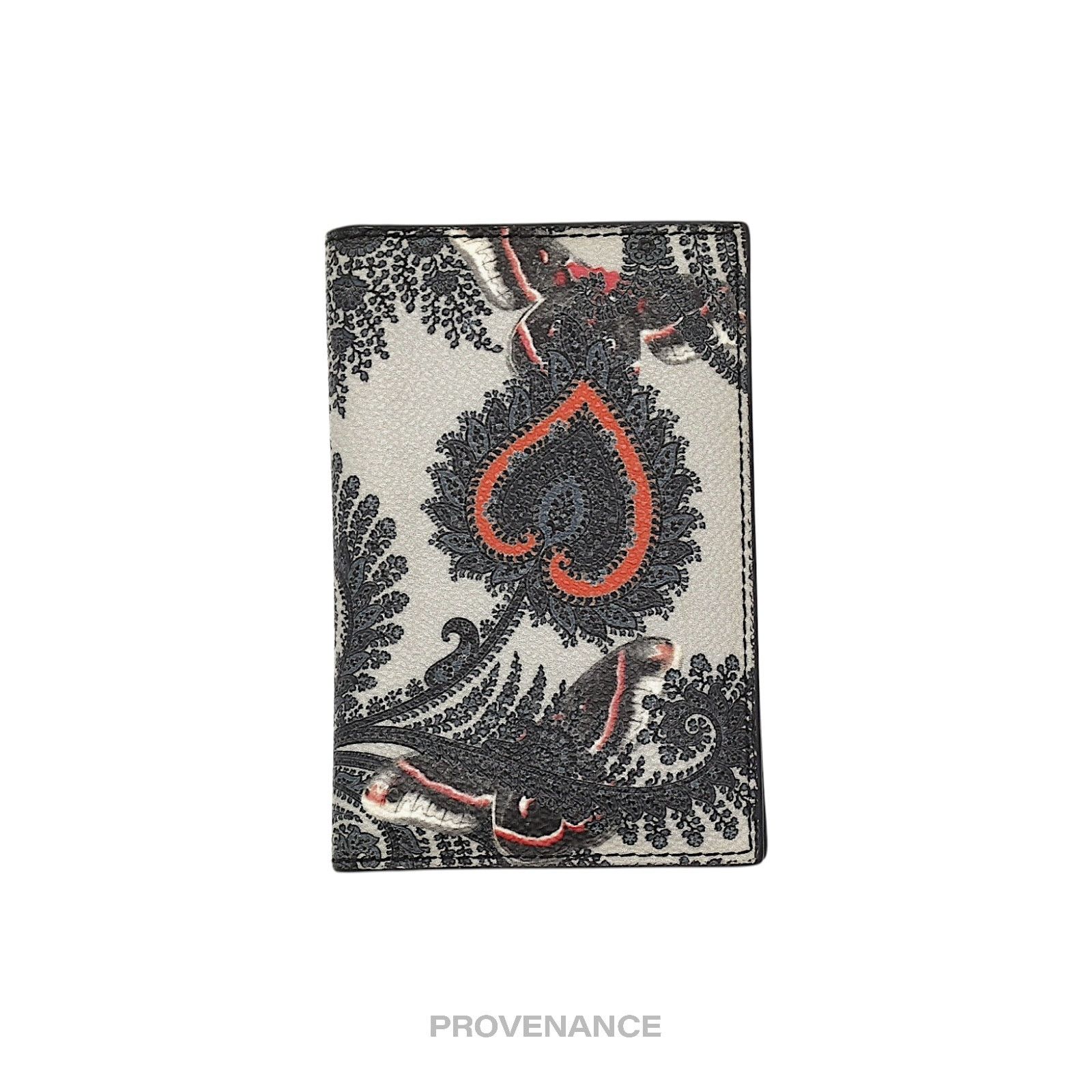 Givenchy 🔴 Givenchy 6CC Pocket Organizer Wallet - Moth Paisley Size ONE SIZE - 1 Thumbnail