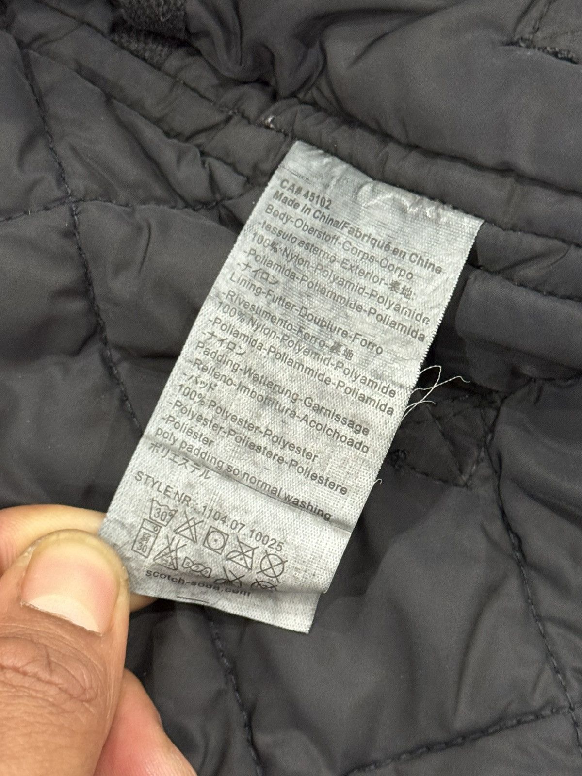 Scotch & Soda Scotch & Soda Military Diamond Quilted Jacket Size US M / EU 48-50 / 2 - 13 Thumbnail