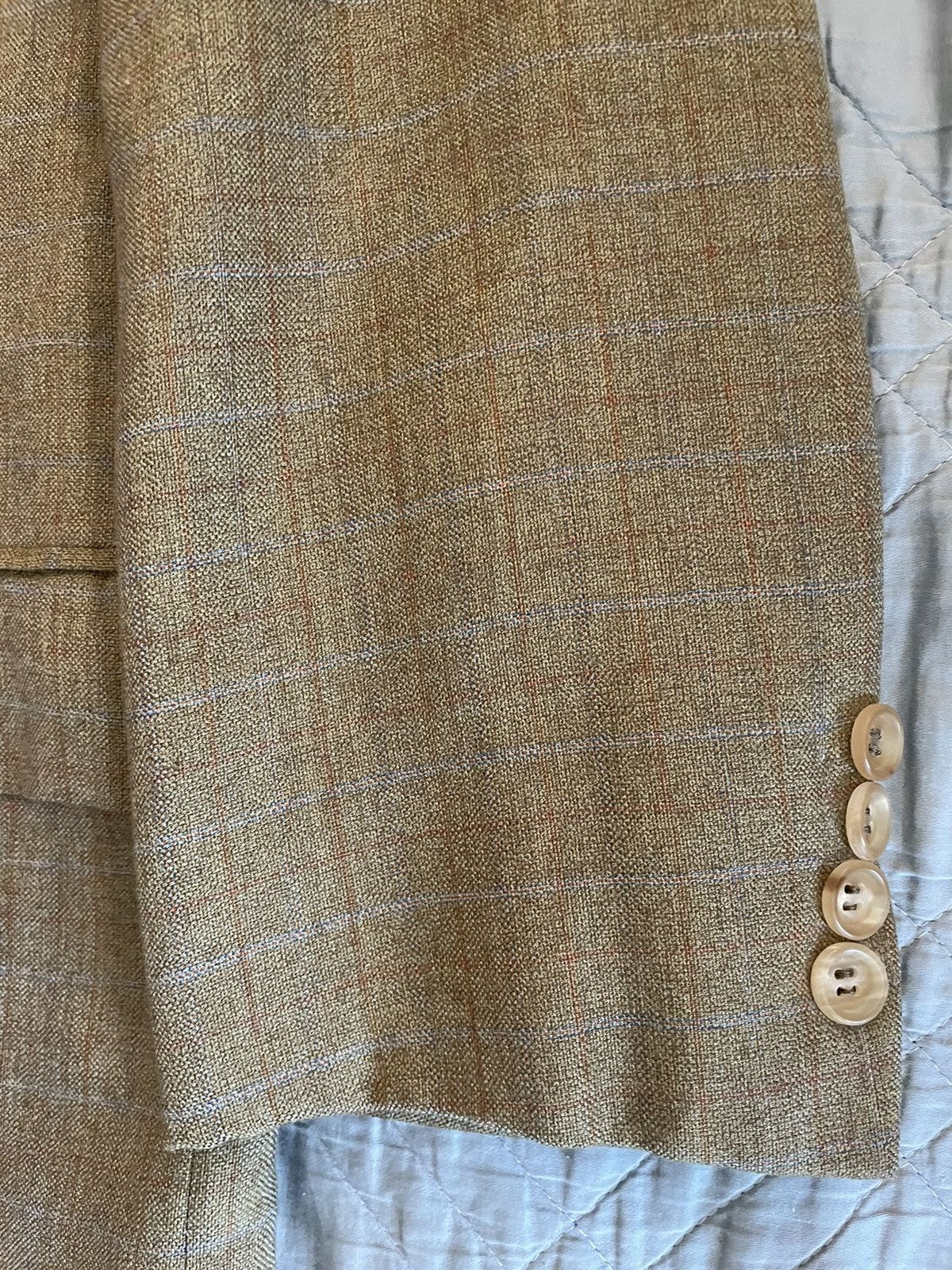 Brioni Subtle Check Cashmere Jacket Size 40R - 2 Thumbnail
